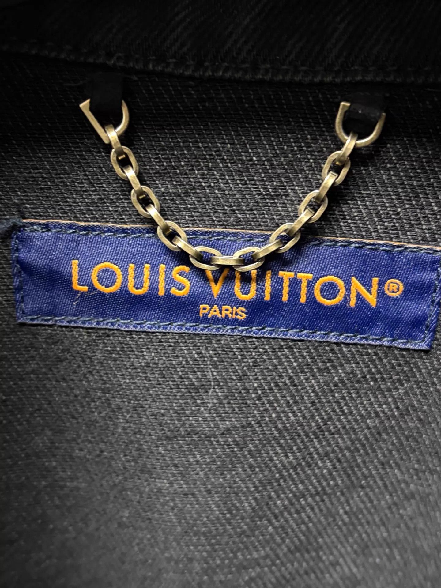 Louis Vuitton LV Denim Jacket Black M Size US M / EU 48-50 / 2 - 3 Thumbnail