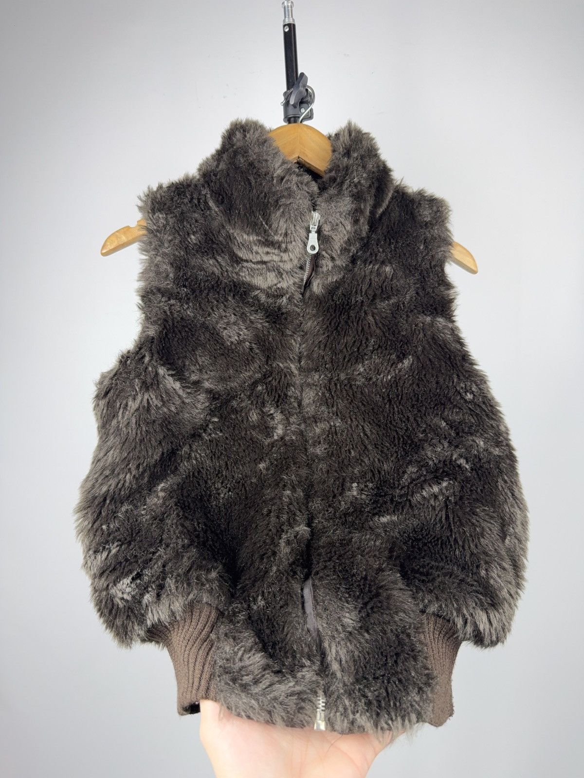 Hysteric Glamour Y2K Vintage 00s Japanese Faux fur vest Opium Avant-garde Size S / US 4 / IT 40 - 5 Thumbnail