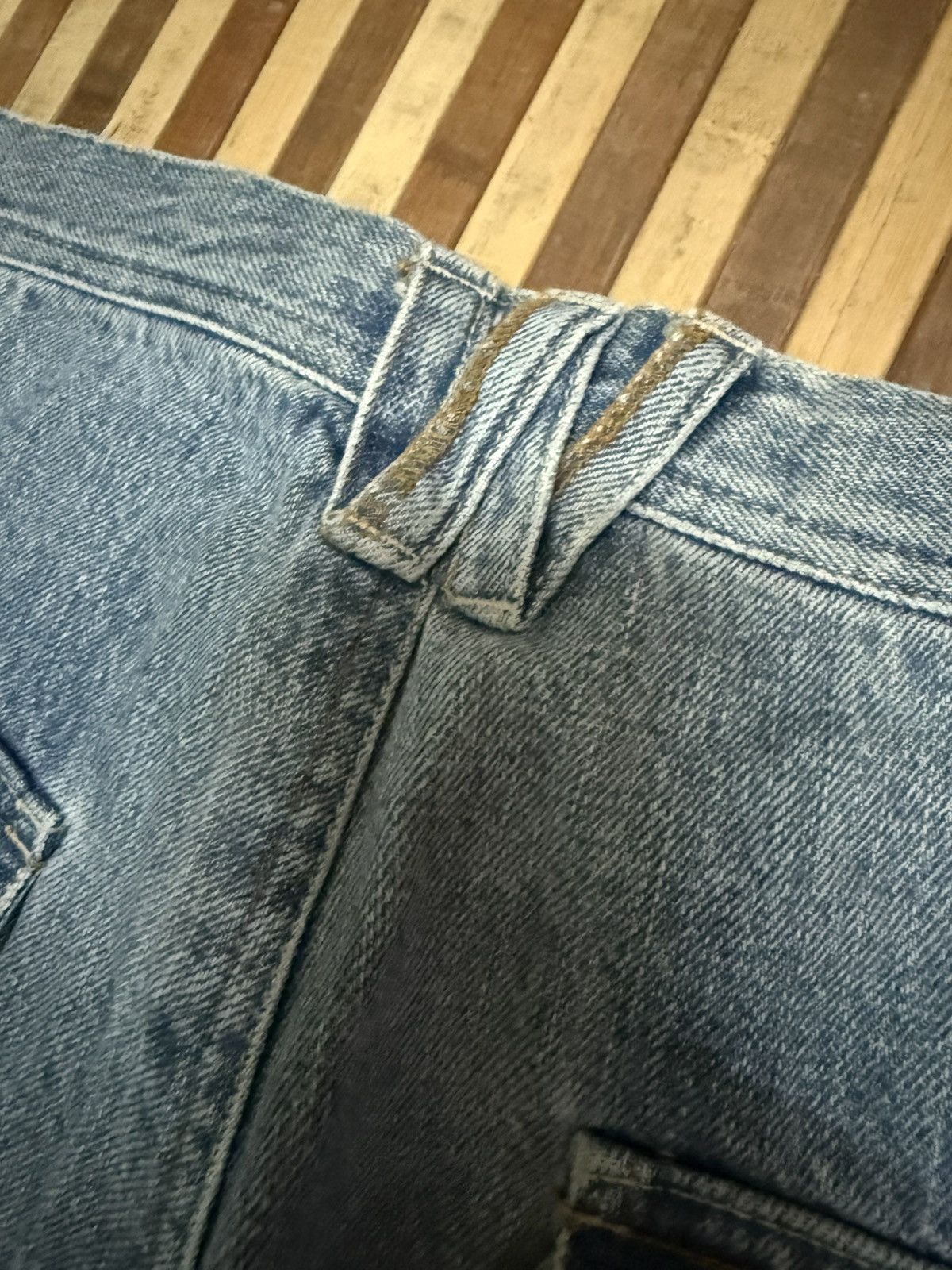 Japanese Brand STAS Cargo Pants Denim Bush Pocket Multipocket / Streetwear Size US 32 / EU 48 - 11 Thumbnail