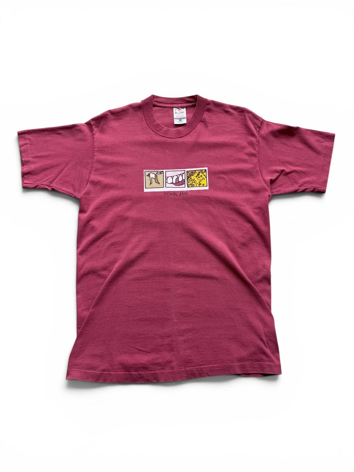 Band Tees Vintage 90s Pearl Jam Box Logo Tour T-Shirt Tee Size US L / EU 52-54 / 3 - 2 Thumbnail