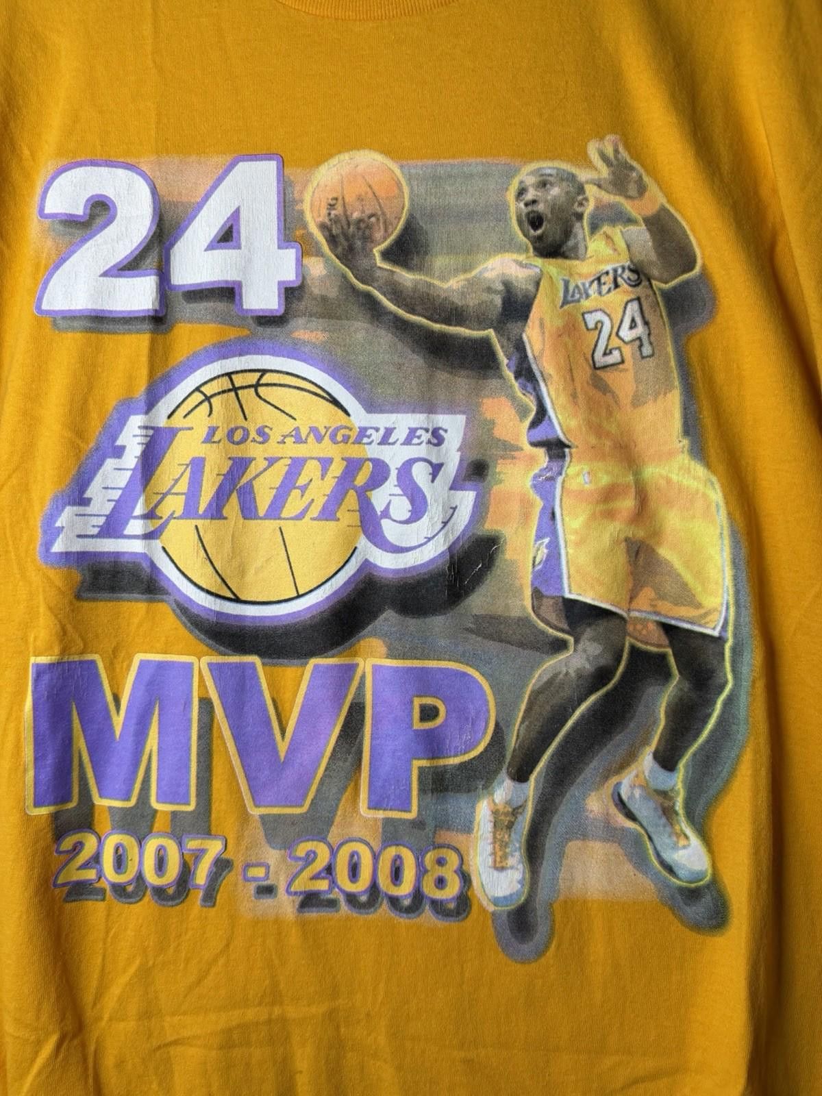 Alstyle Rare Vintage 2007 Original Kobe Bryant XL Lakers MVP Rap Tee Size ONE SIZE - 4 Thumbnail