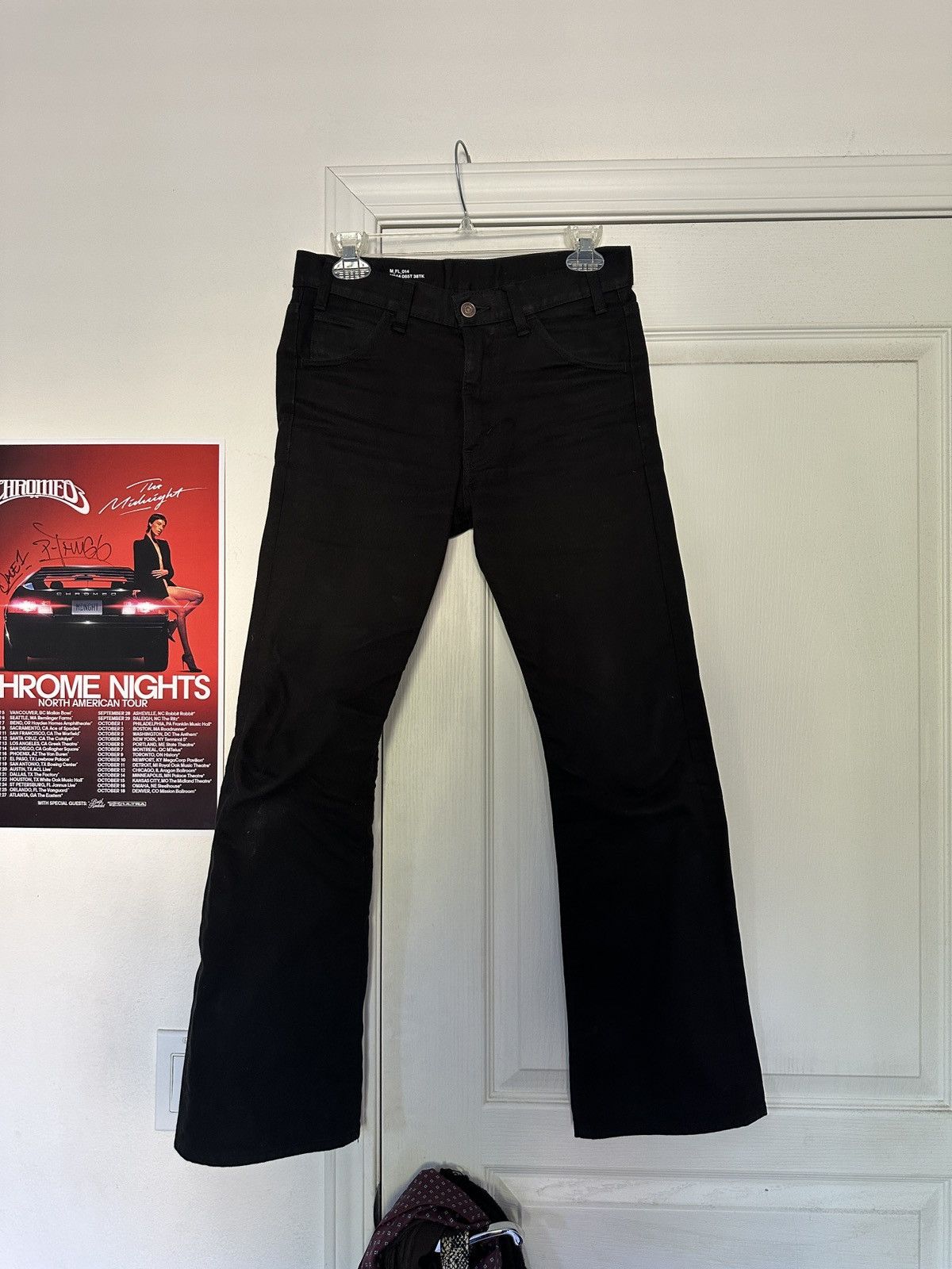 Celine × Hedi Slimane Black Waxed W_SK_001 N012 786D 38NF