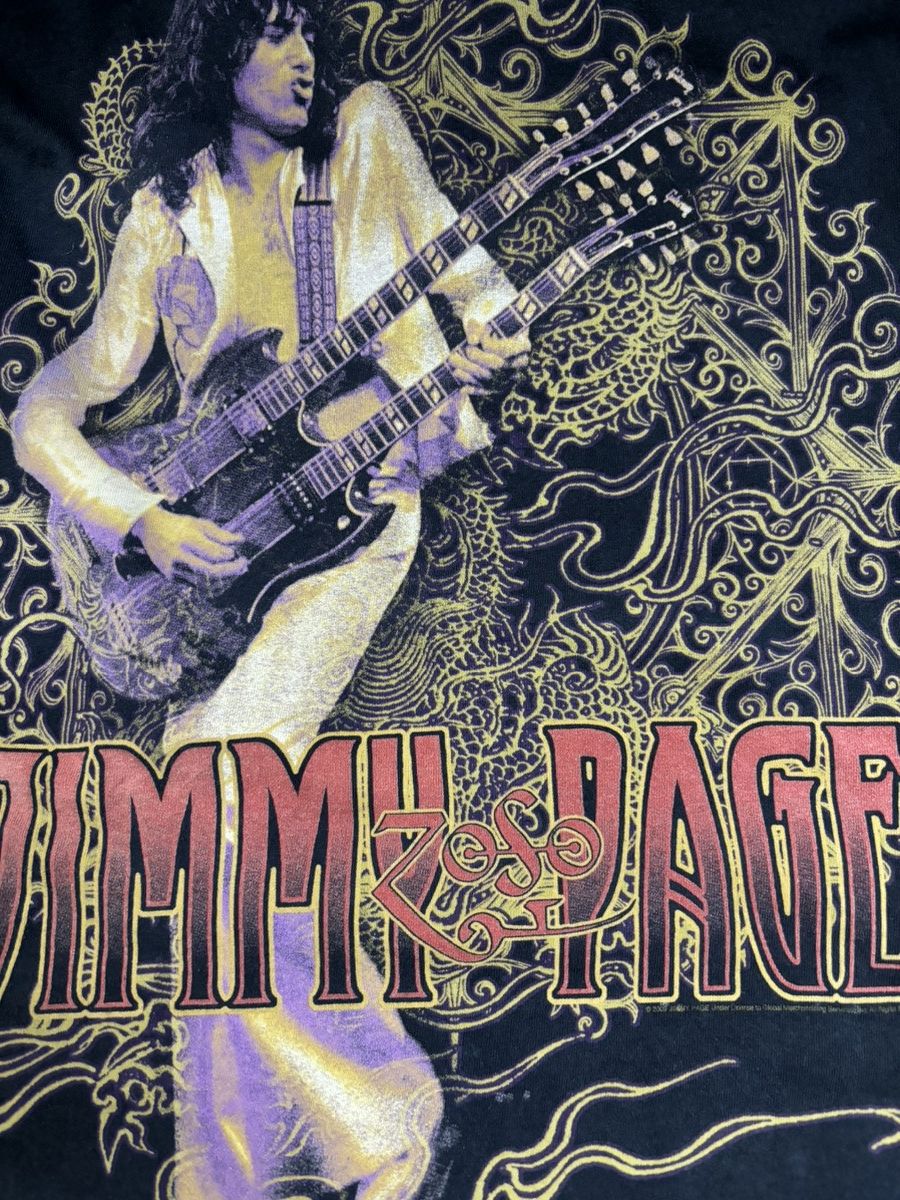 Hanes band tees x Jimmy page 2009 Size US M / EU 48-50 / 2 - 9 Thumbnail