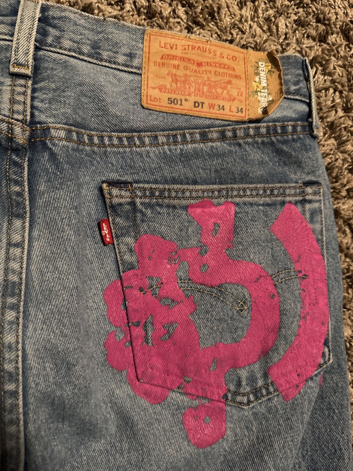 (B).Stroy × DENIM TEARS Denim Tears x Bstroy Size US 34 / EU 50 - 3 Thumbnail