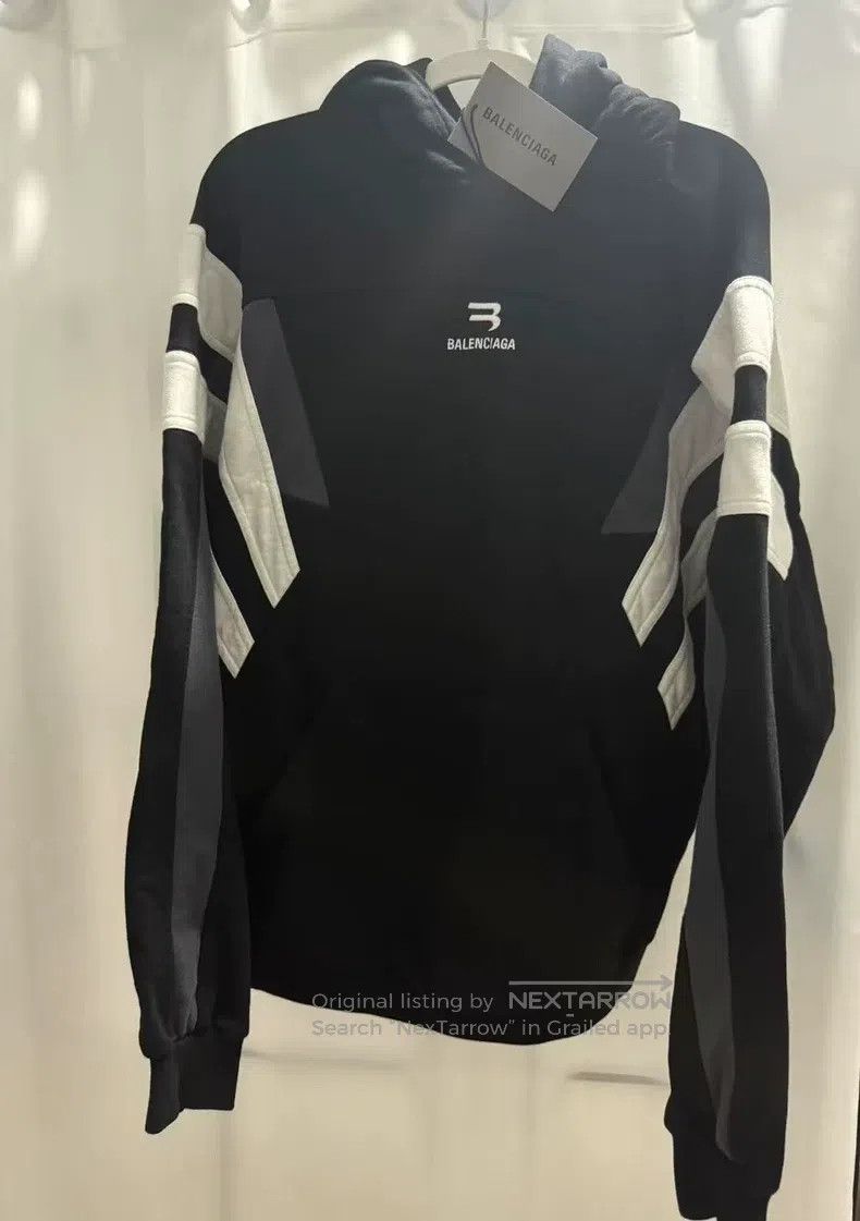 Balenciaga Balenciaga Black Racer Back Hoodie Size US S / EU 44-46 / 1 - 1 Thumbnail