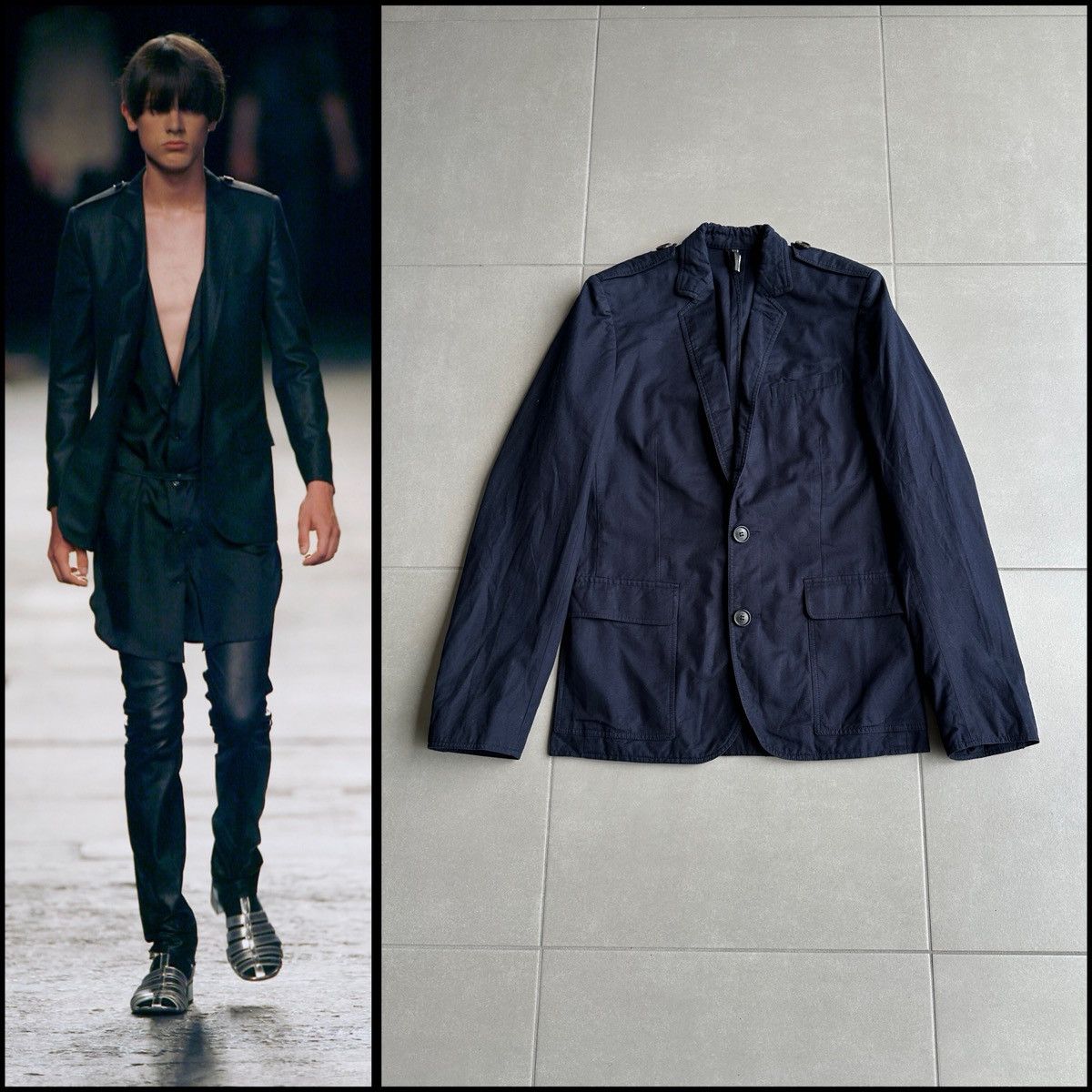 Dior × Hedi Slimane Dior Homme SS05 Masterpiece 4 Pocket Military