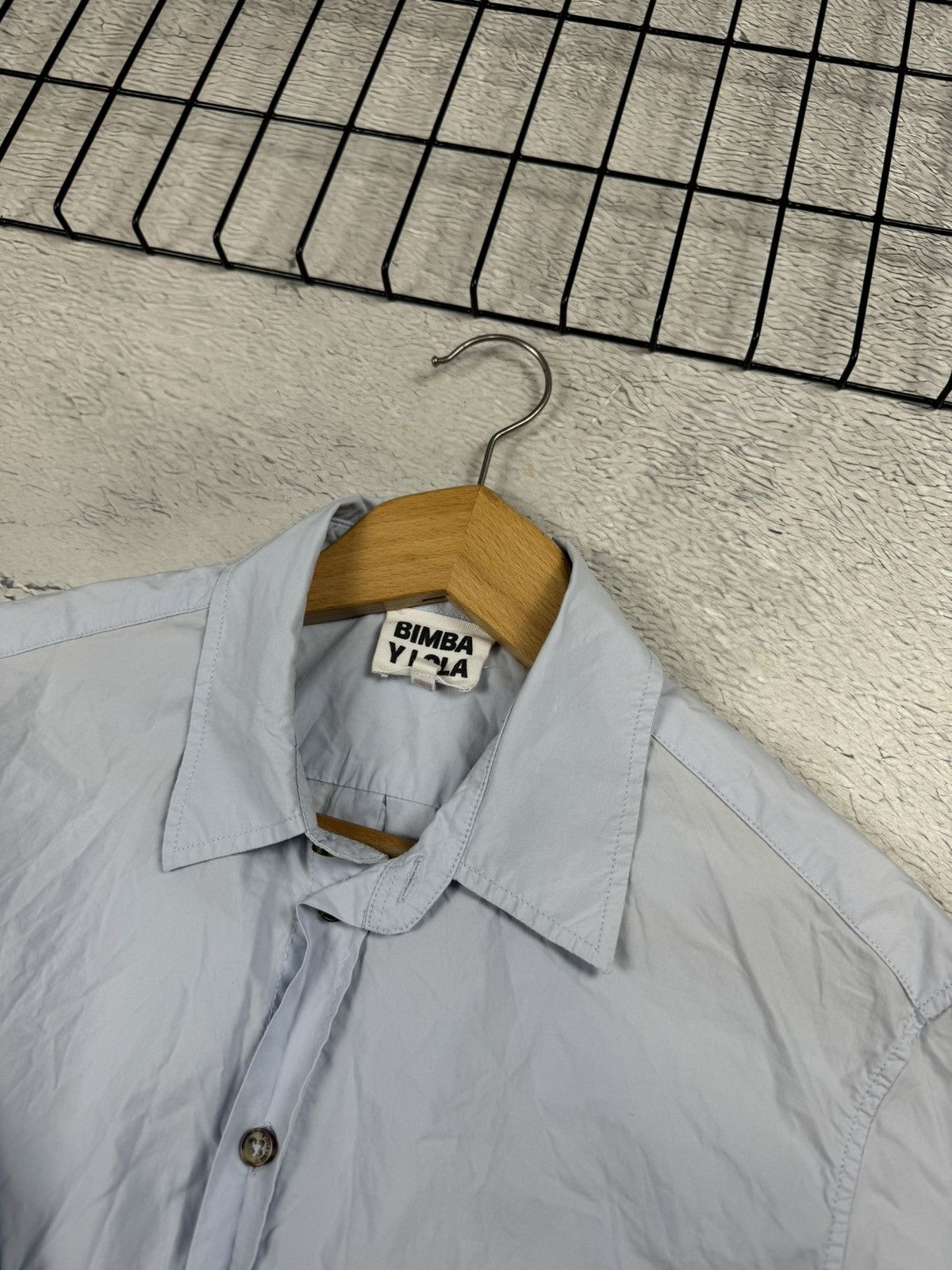 Designer × Japanese Brand × Vintage Bimba y Lola Blue Shirt Button up oldmoney S size Size US S / EU 44-46 / 1 - 10 Thumbnail