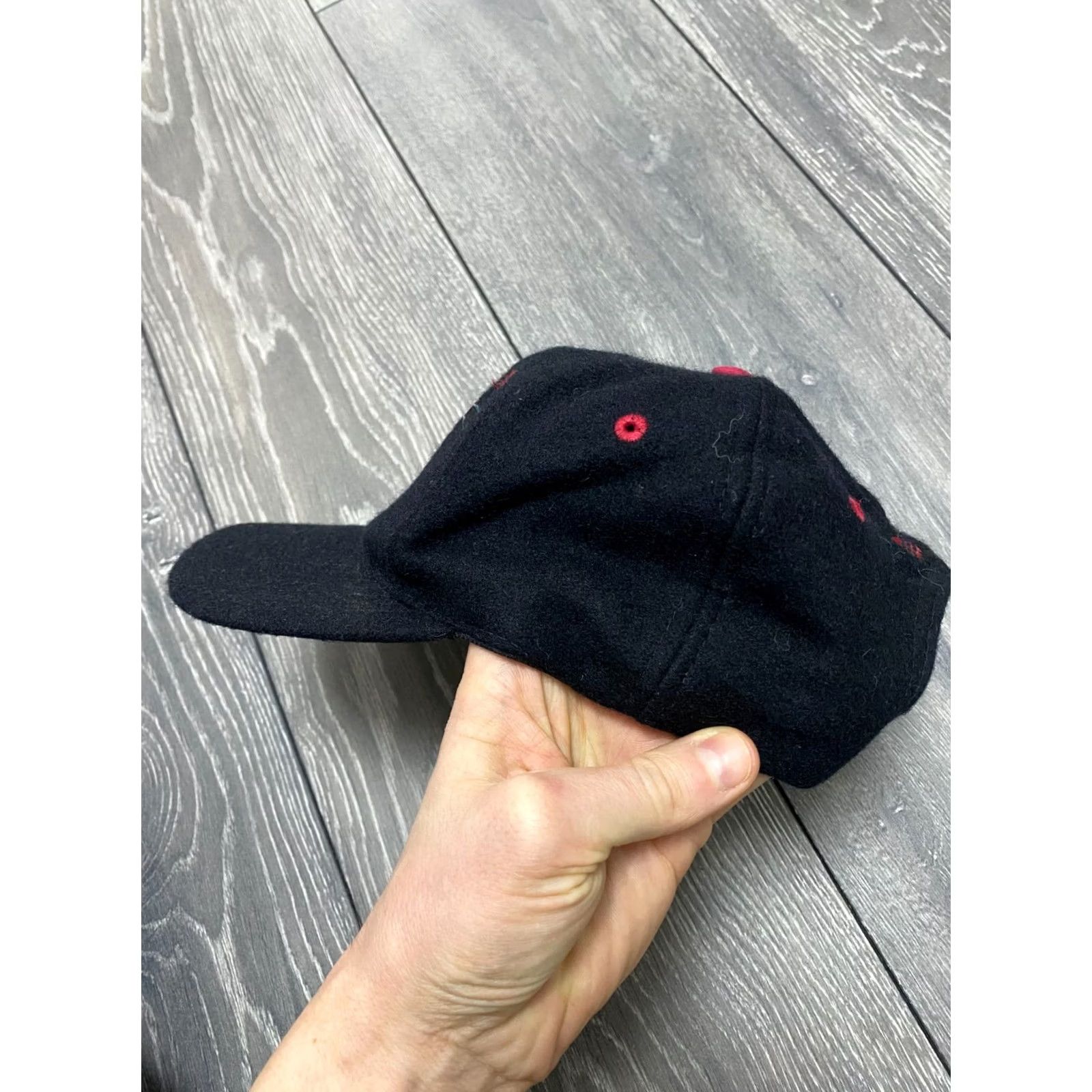 Adidas ADIDAS 3 STRIPES BIG LOGO WOOL ADJUSTABLE SNAPBACK HAT BLACK ONE SIZE Unisex Adults Mens Womens 80s Vintage Made in Taiwan Size ONE SIZE - 3 Thumbnail