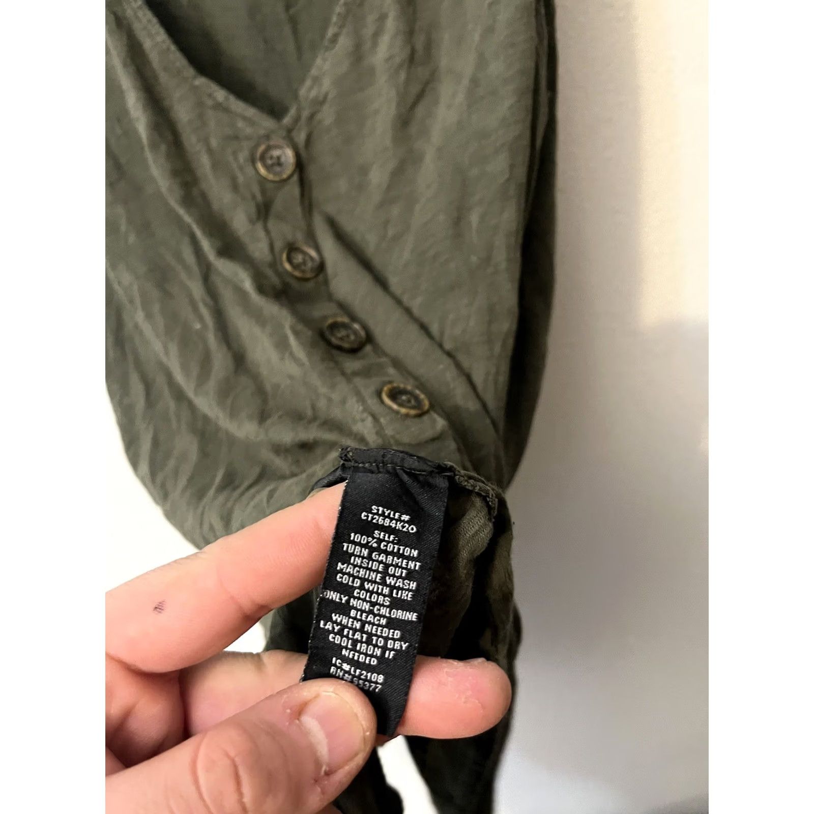 Sanctuary Sanctuary Vacation Textured Tie Front Tank Medium Green Shirt Women M Green Tie Front Button-Up Tank Vacation Textured Vase sense? Size M / US 6-8 / IT 42-44 - 4 Thumbnail