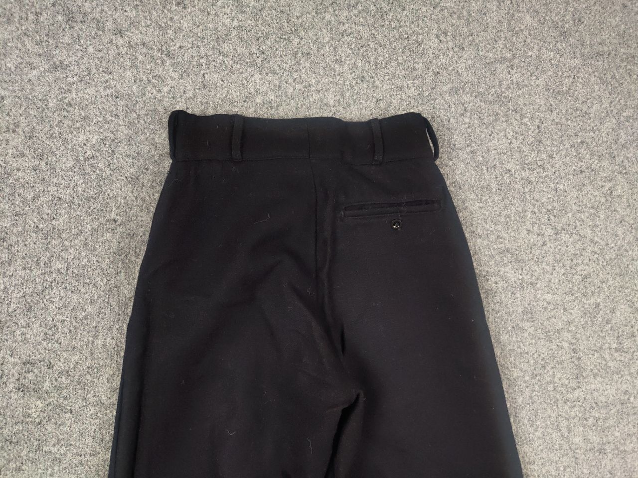 Vintage Vintage 60s Trouser Serge Fly Front Army Wool Military Pants Size US 29 - 9 Thumbnail