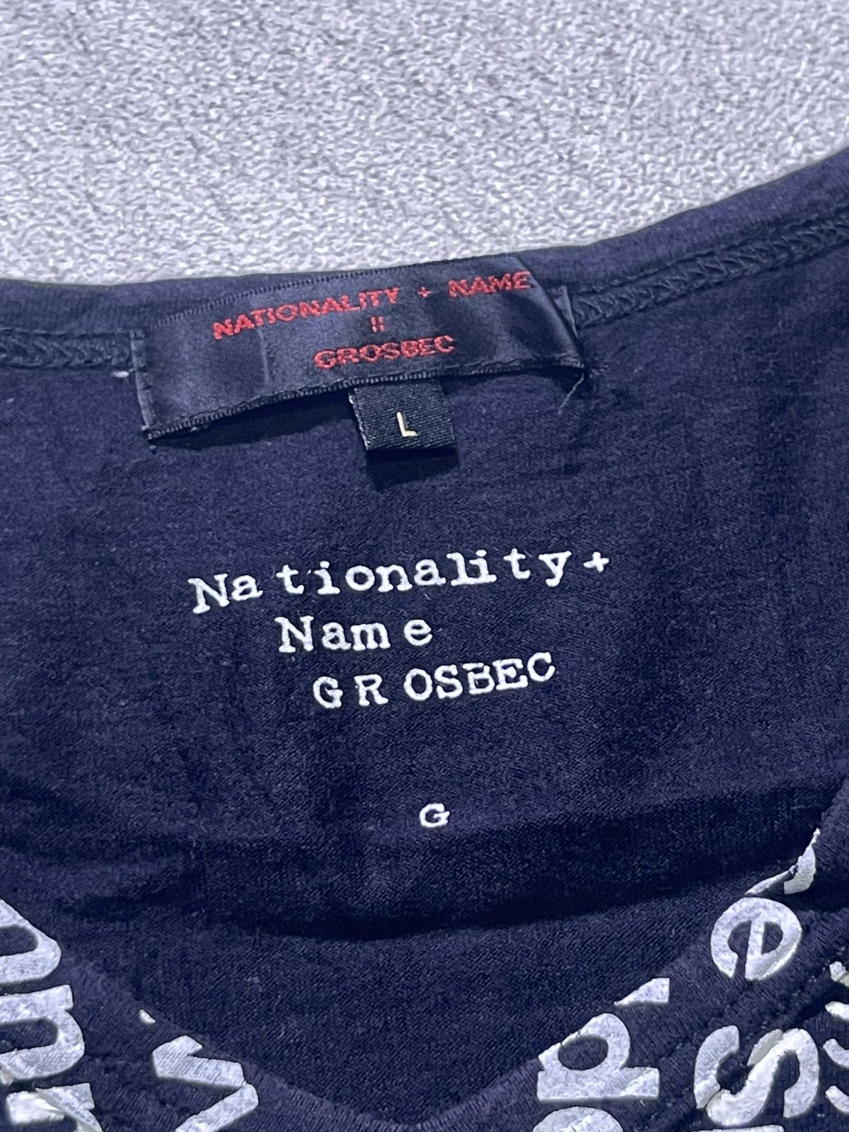 Japanese Brand Y2K NATIONALITY short sleeve tshirt Size US M / EU 48-50 / 2 - 4 Thumbnail