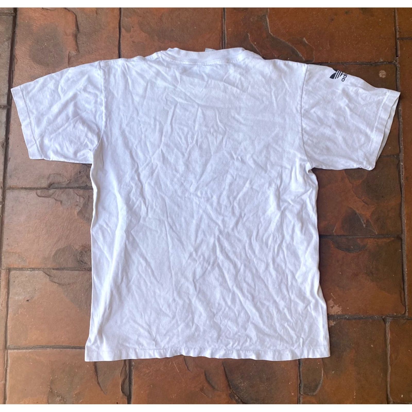 Vintage VINTAGE 90s Adidas Lou Gehrig 50th Anniversary Als White T Shirt Large Size US L / EU 52-54 / 3 - 6 Thumbnail