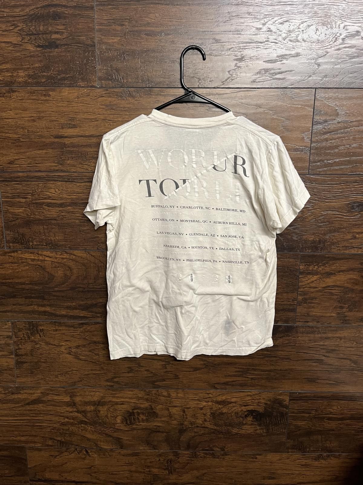 Designer Justin Timberlake World tour T-shirt - Suit / Cream 2014 - M Size M / US 6-8 / IT 42-44 - 2 Thumbnail