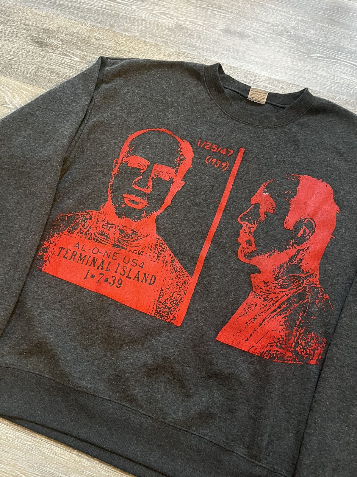 Japanese Brand Al Capone Mugshot Sweatshirt Size US L / EU 52-54 / 3 - 2 Thumbnail