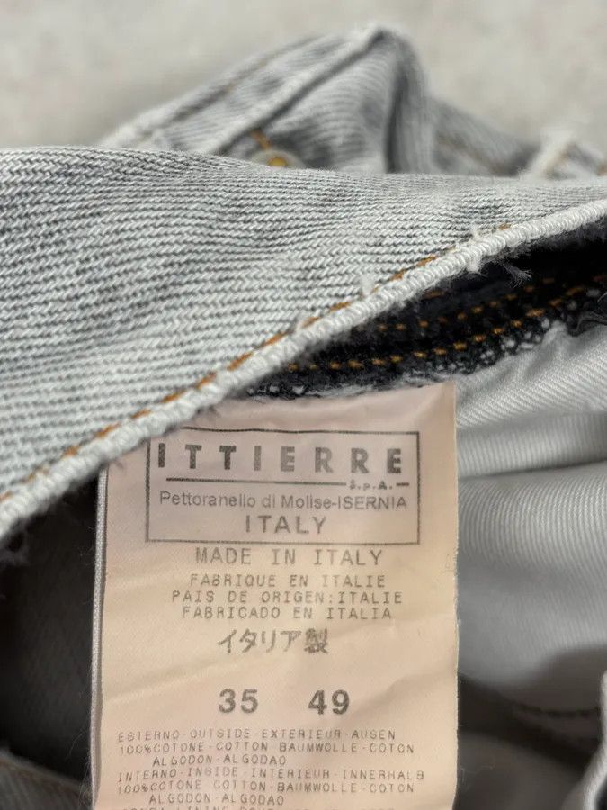 Dolce & Gabbana AW2004 Dolce & Gabbana Grey Distressed Multipocket Denim Jeans Size US 34 / EU 50 - 13 Thumbnail