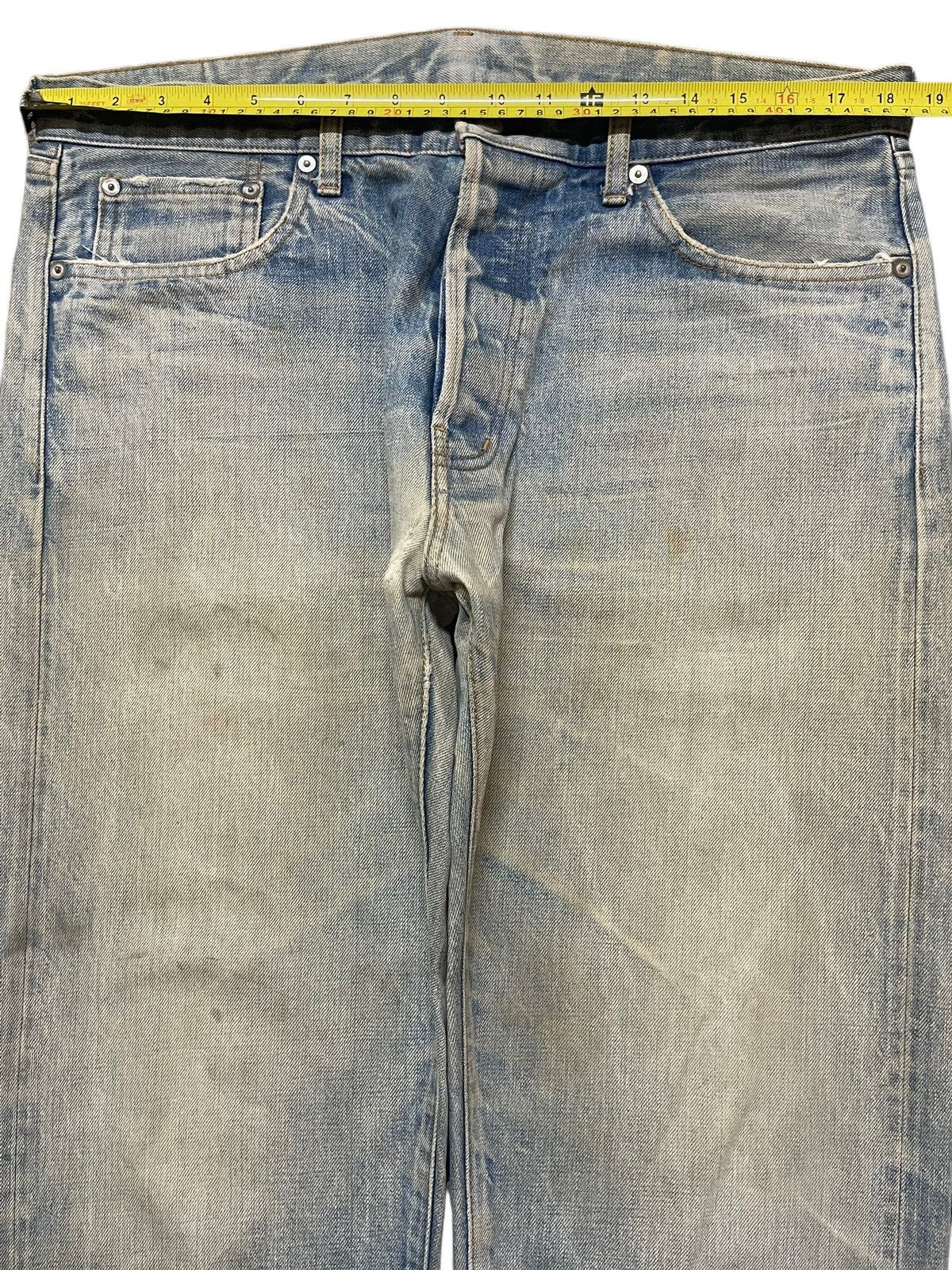 JNCO Vintage Japanese Brand Mud Faded Wash Style Baggy Jeans Size US 36 / EU 52 - 11 Thumbnail