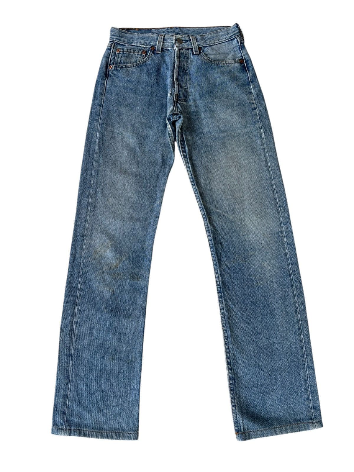 Levi's 💥VINTAGE LEVIS 501 USA #552 DISTRESSED DENIM JEANS Size US 28 / EU 44 - 7 Thumbnail