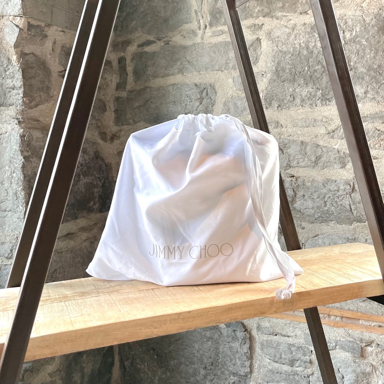 Jimmy Choo Jimmy Choo Ivory Leather Crystal Madeline Bucket Bag Size ONE SIZE - 11 Thumbnail