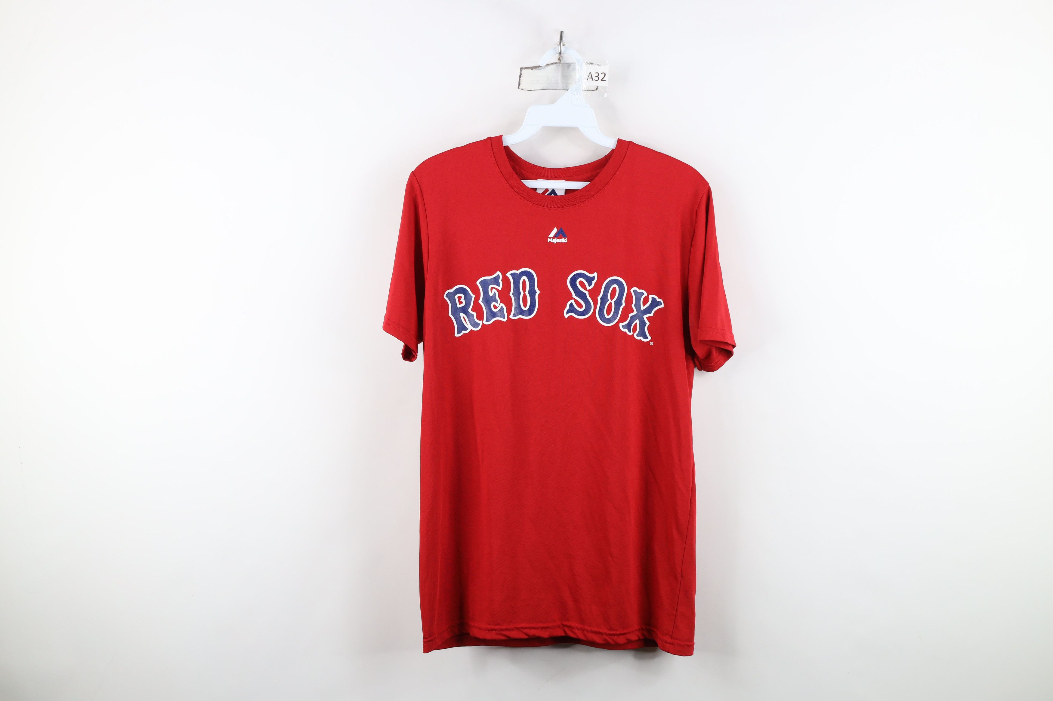 Majestic Majestic Pedroia Boston Sox Baseball T-Shirt Red Polyester Size US S / EU 44-46 / 1 - 1 Thumbnail