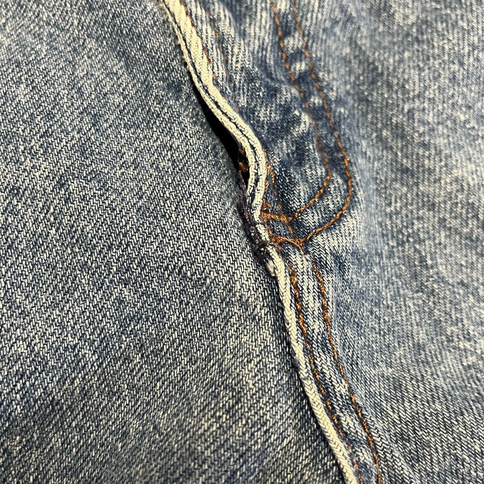 Vintage Vintage Rocky Mountain Jeans Womens 31/11 (26x35) Rockies Size 26" / US 2 / IT 38 - 6 Thumbnail