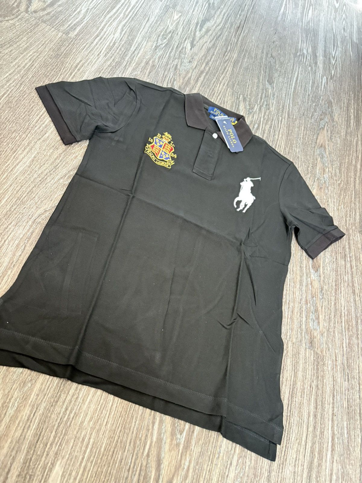 Ralph Lauren Ralph Lauren Black Polo Shirt Size M Size US M / EU 48-50 / 2 - 2 Thumbnail
