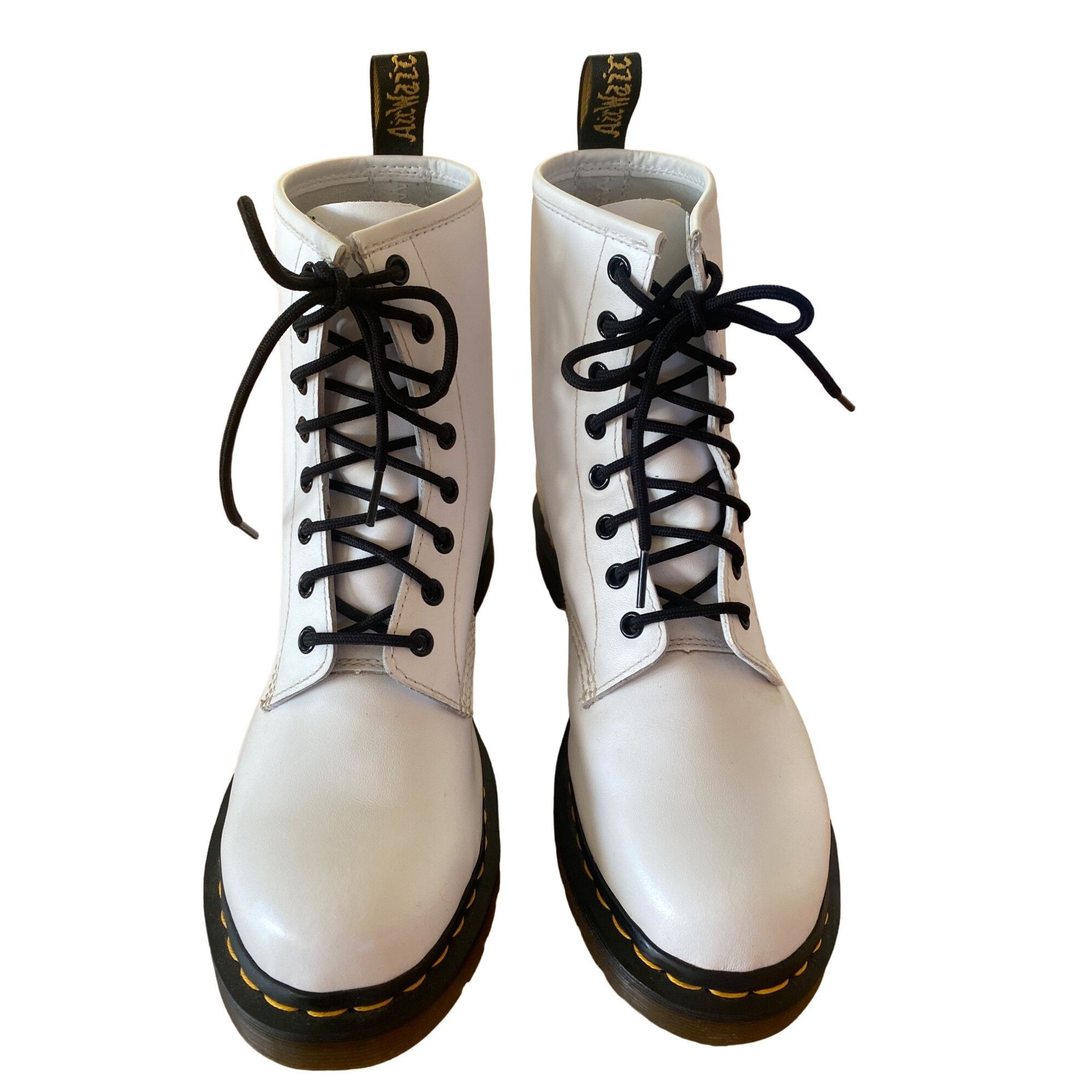 Dr. Martens New Dr. Martens W's 10 EU 42 Smooth Leather Lace Up Boots Wh Size US 10 / IT 40 - 11 Thumbnail