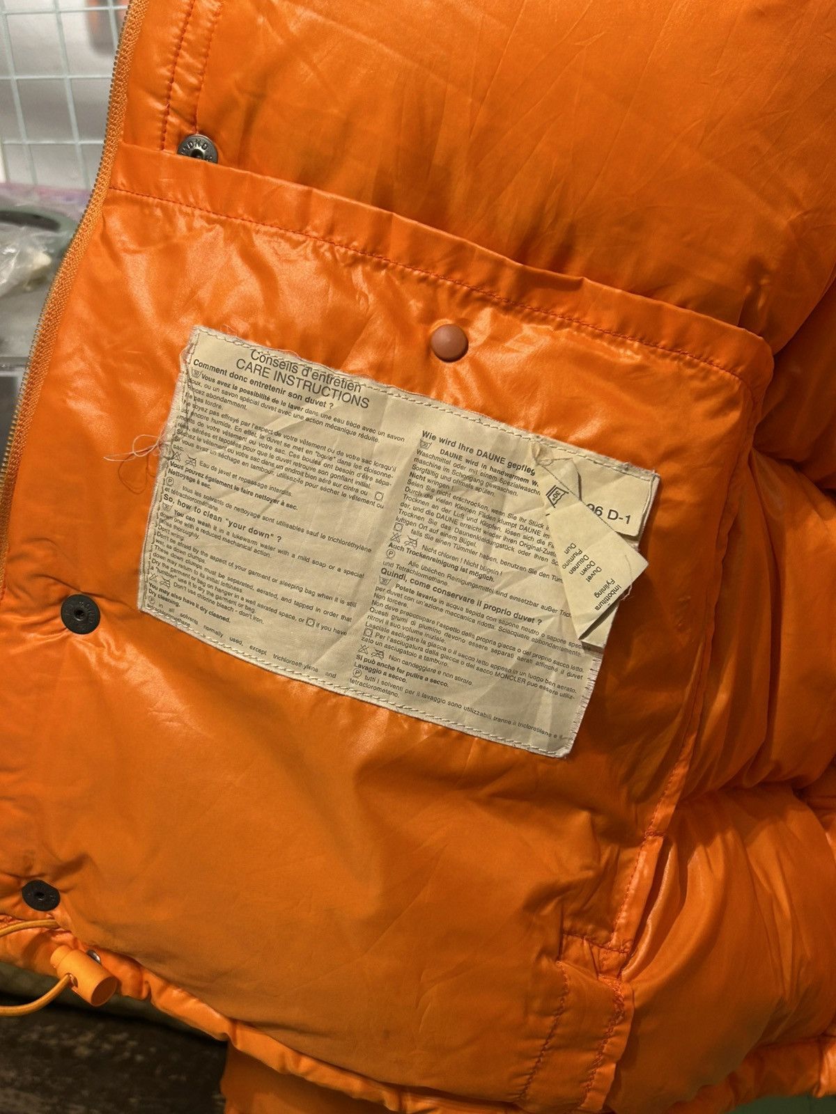 Moncler Grenoble Moncler Grenoble Orange Synthetic Puffer Jacket Size US L / EU 52-54 / 3 - 17 Thumbnail