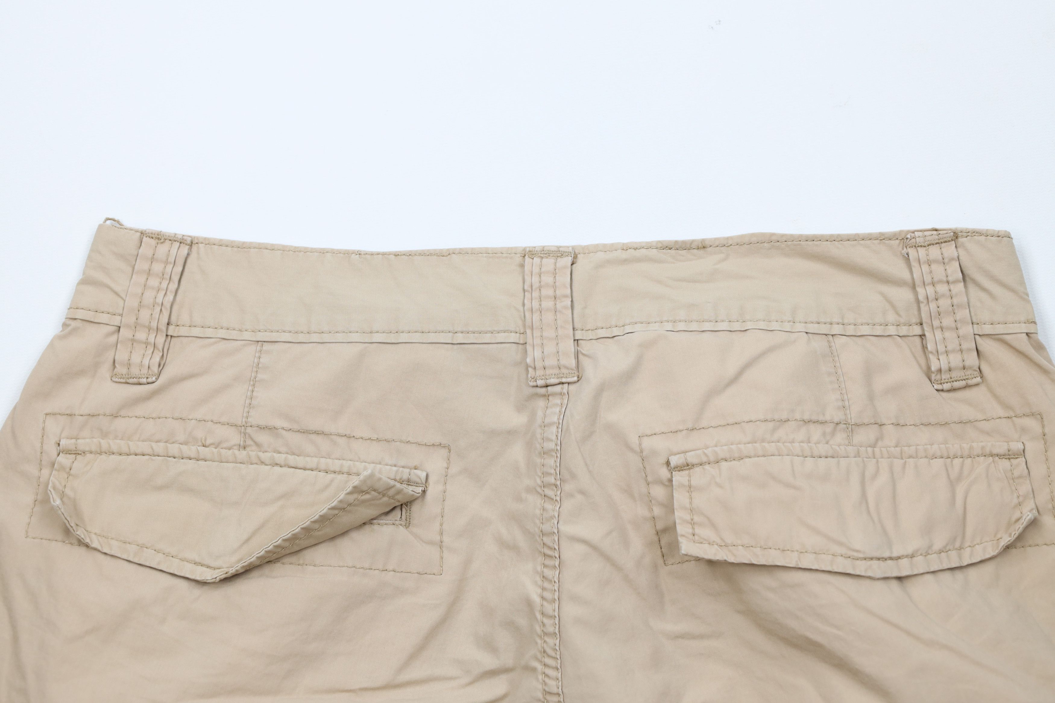Ralph Lauren Vintage 90s Ralph Lauren Spell Out Cargo Shorts Beige Cotton Size US 32 / EU 48 - 10 Thumbnail