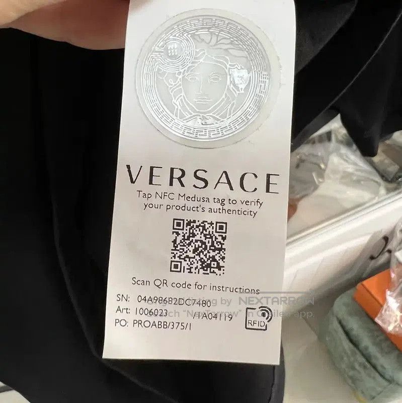 Versace Versace Black Cotton Short Sleeve T-Shirt . Size US XS / EU 42 / 0 - 5 Thumbnail