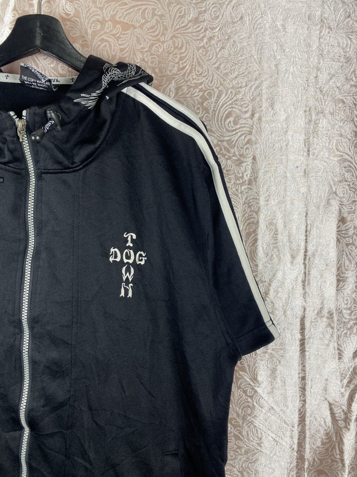 Dogtown Vintage Dog Town Dragon Hooded Jacket Black Skate Streetwear Size US L / EU 52-54 / 3 - 6 Thumbnail