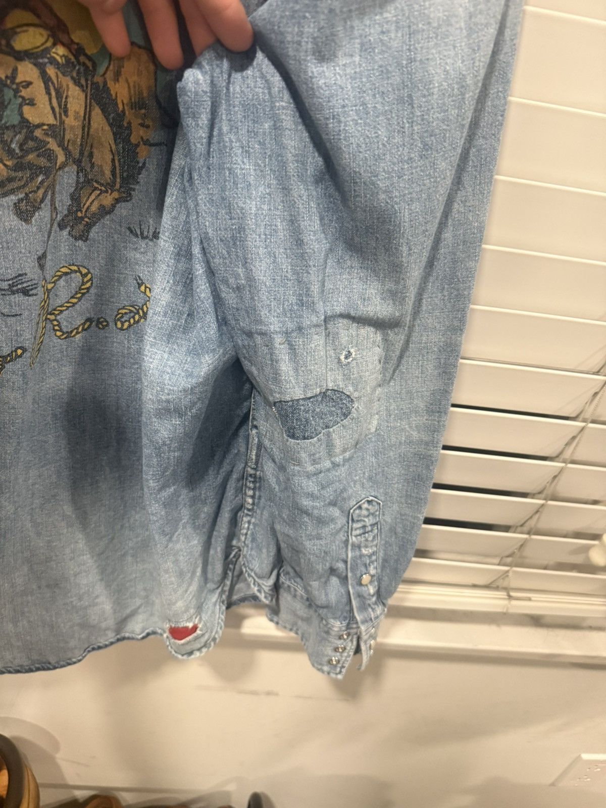 Polo Ralph Lauren Polo Ralph Lauren Men's Blue Limited-edition Western Shirt Size US L / EU 52-54 / 3 - 4 Thumbnail