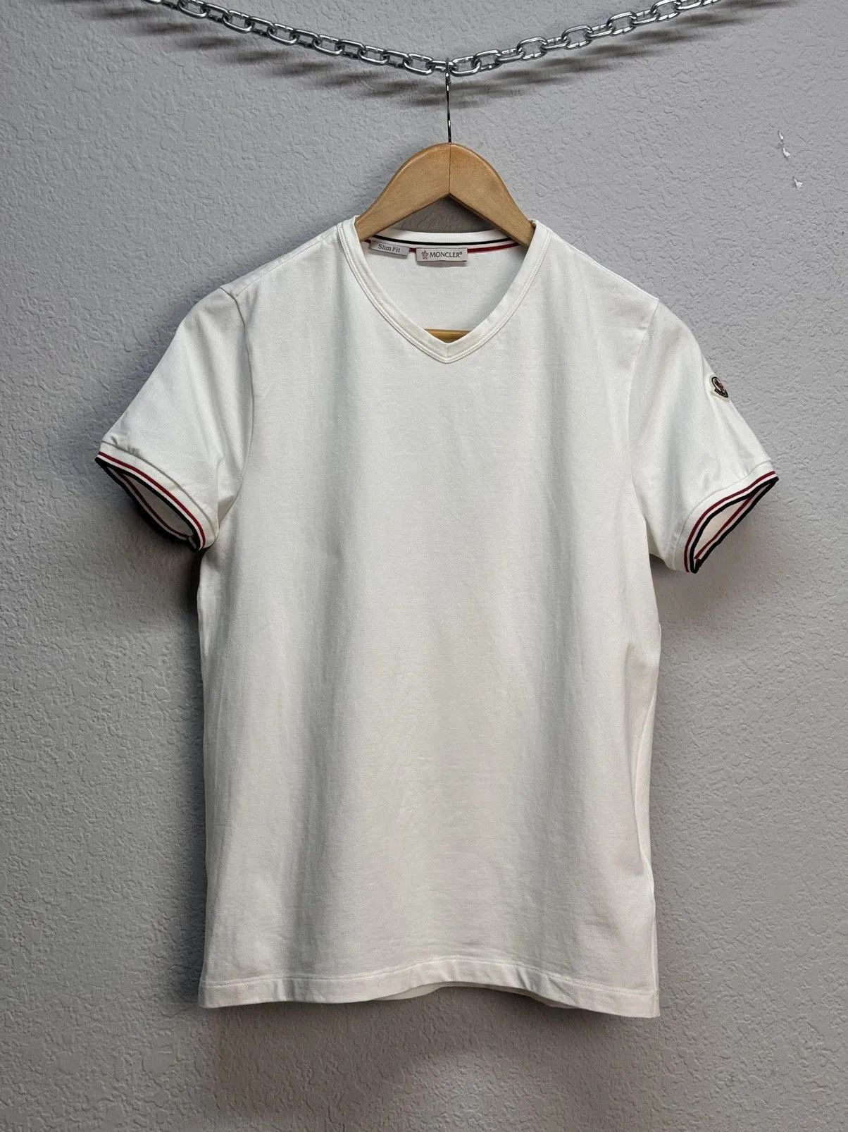 Designer × Moncler Vintage Moncler Double patch Maglia luxury tee Size US S / EU 44-46 / 1 - 3 Thumbnail
