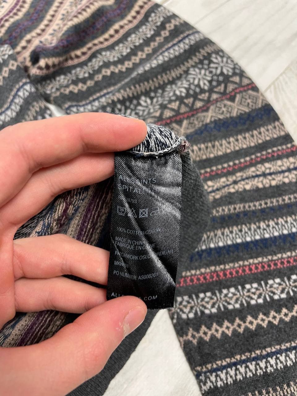 Allsaints Allsaints Patchwork Oslo Cardigan Sweater Size US M / EU 48-50 / 2 - 8 Thumbnail