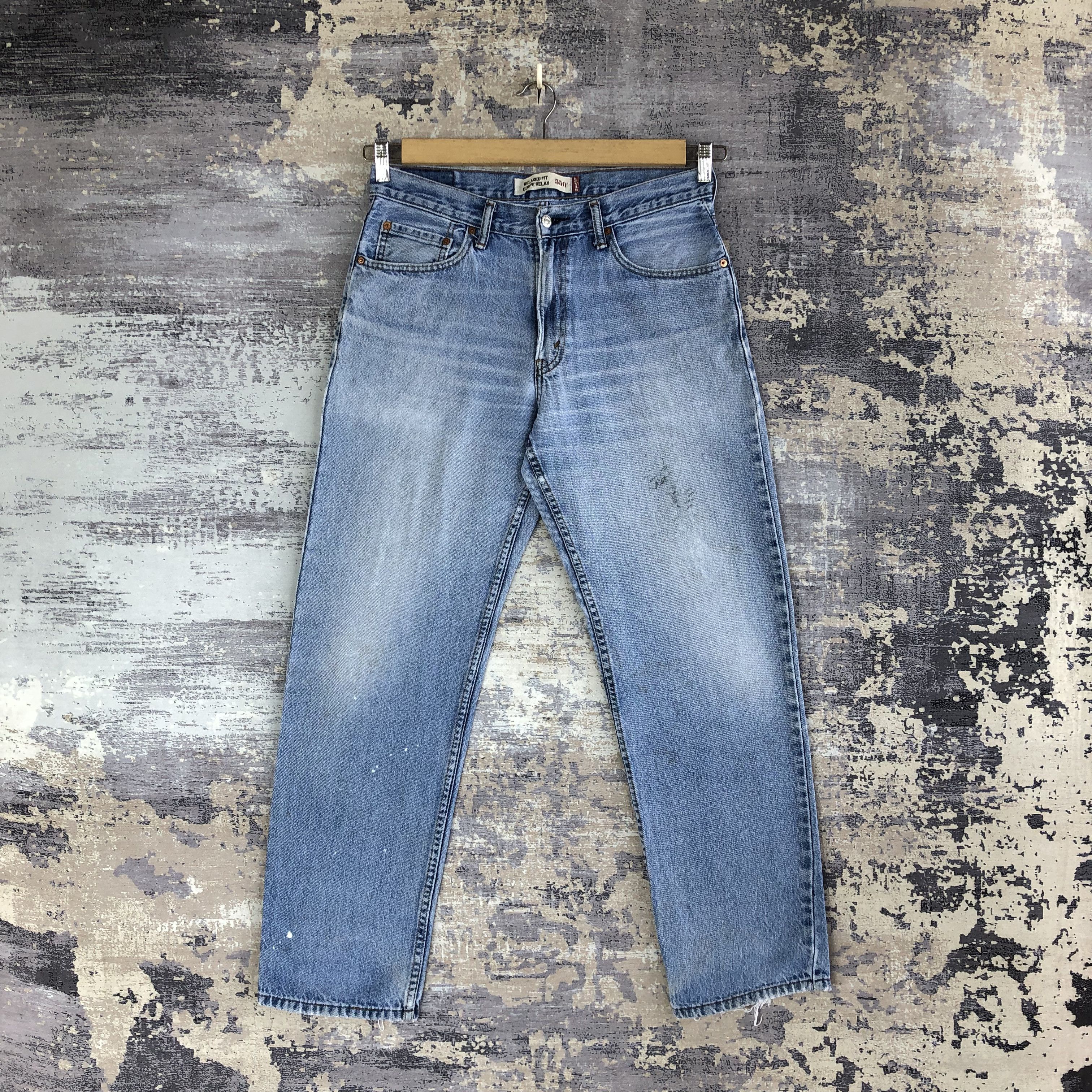 Levi's Vintage Levis 550 Faded Blue Denim Levi's Light Wash Jeans Size US 32 / EU 48 - 1 Thumbnail