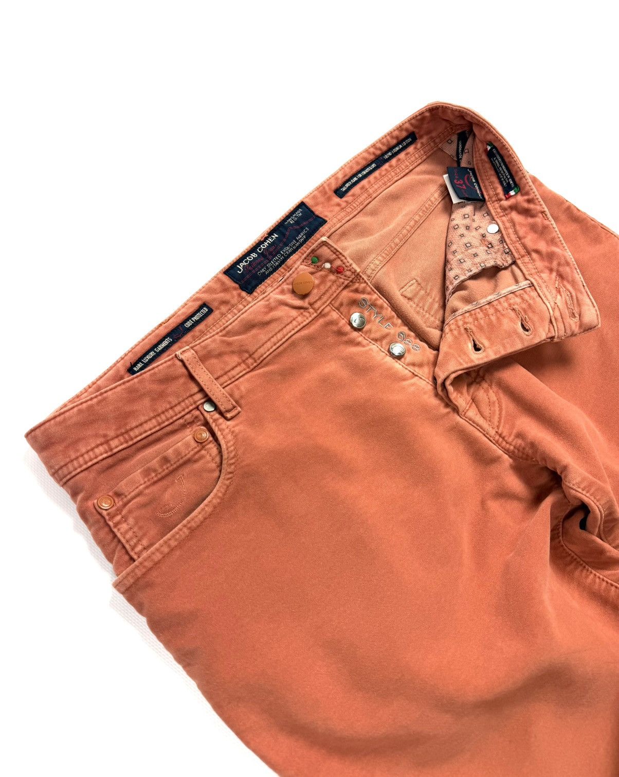 Jacob Cohen Luxury Jacob Cohen Velour Pants Peach Men’s 37 XL Vintage Size US 37 - 7 Thumbnail