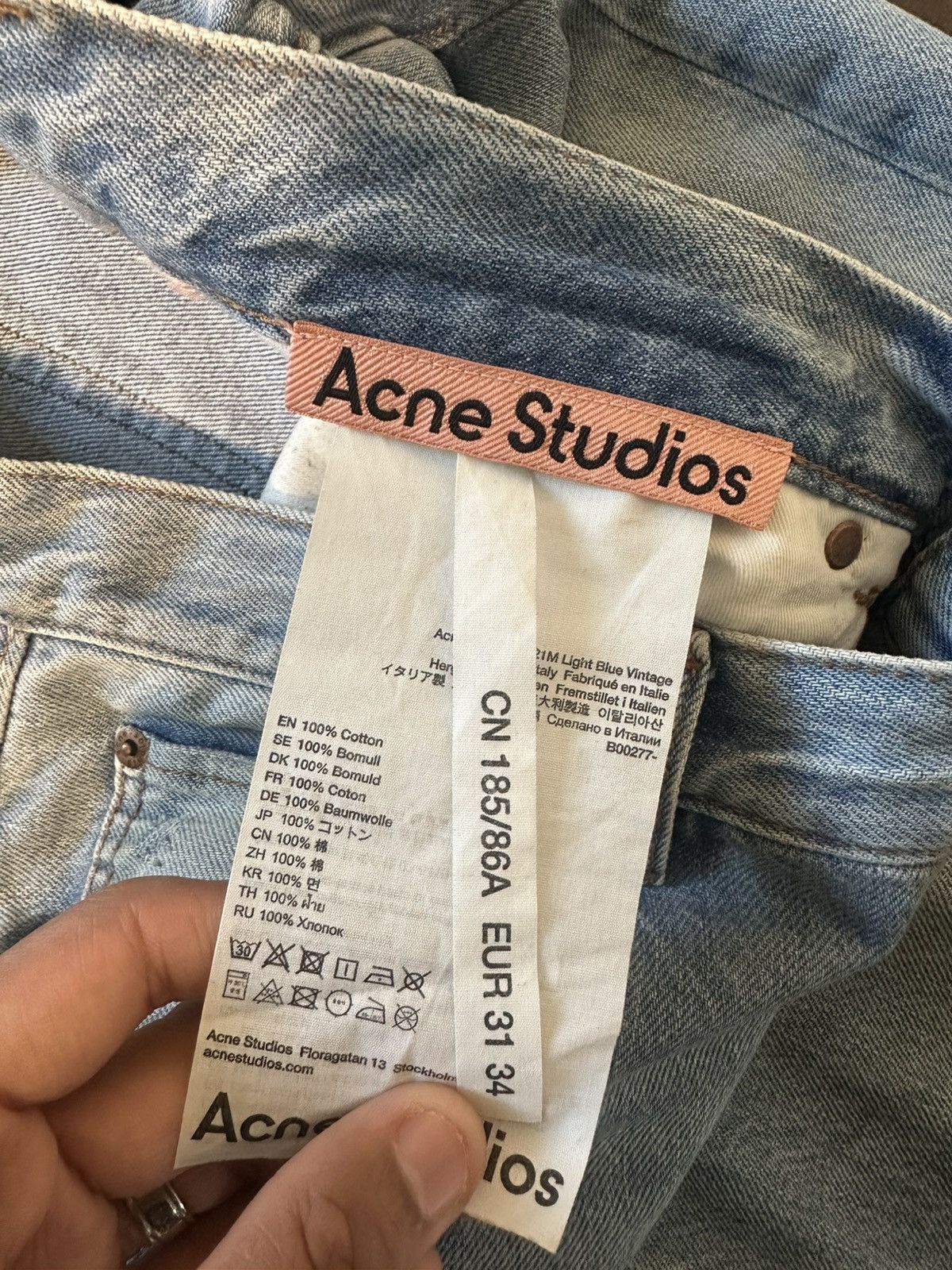 Acne Studios Acne Studios 2021M Size US 31 - 6 Thumbnail