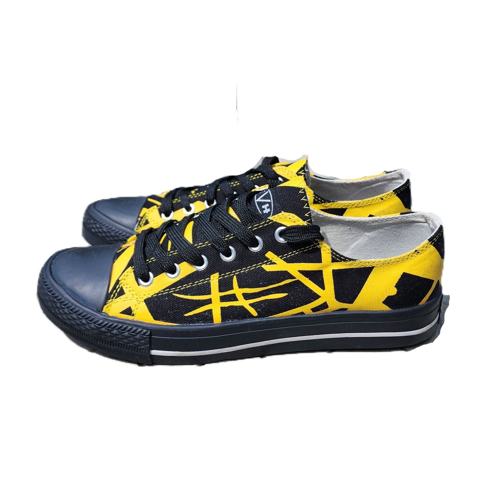 Designer Eddie Van Halen 5150 Guitar Design Canvas Sneakers 7.5 Size US 7.5 / IT 37.5 - 9 Thumbnail
