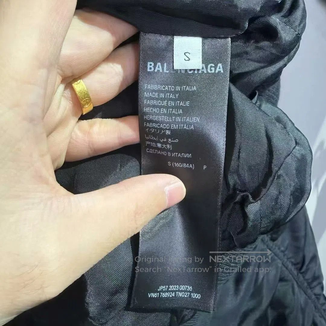 Balenciaga Balenciaga Paris Baseball Jacket Size S. Size US S / EU 44-46 / 1 - 6 Thumbnail