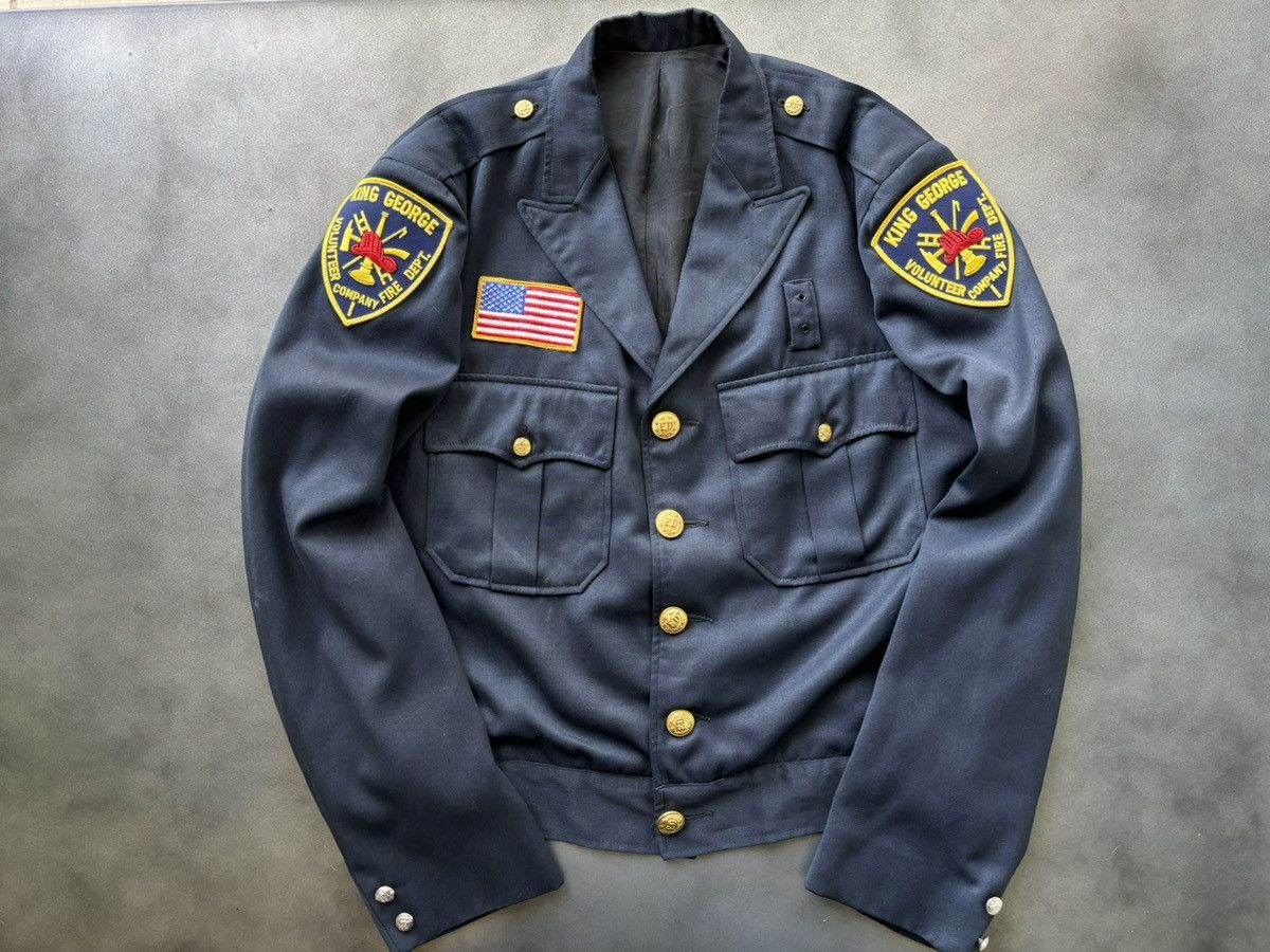 Vintage Vintage Firefighter Jacket Capitol Uniforms Cropped Blazer Size 44R - 9 Thumbnail