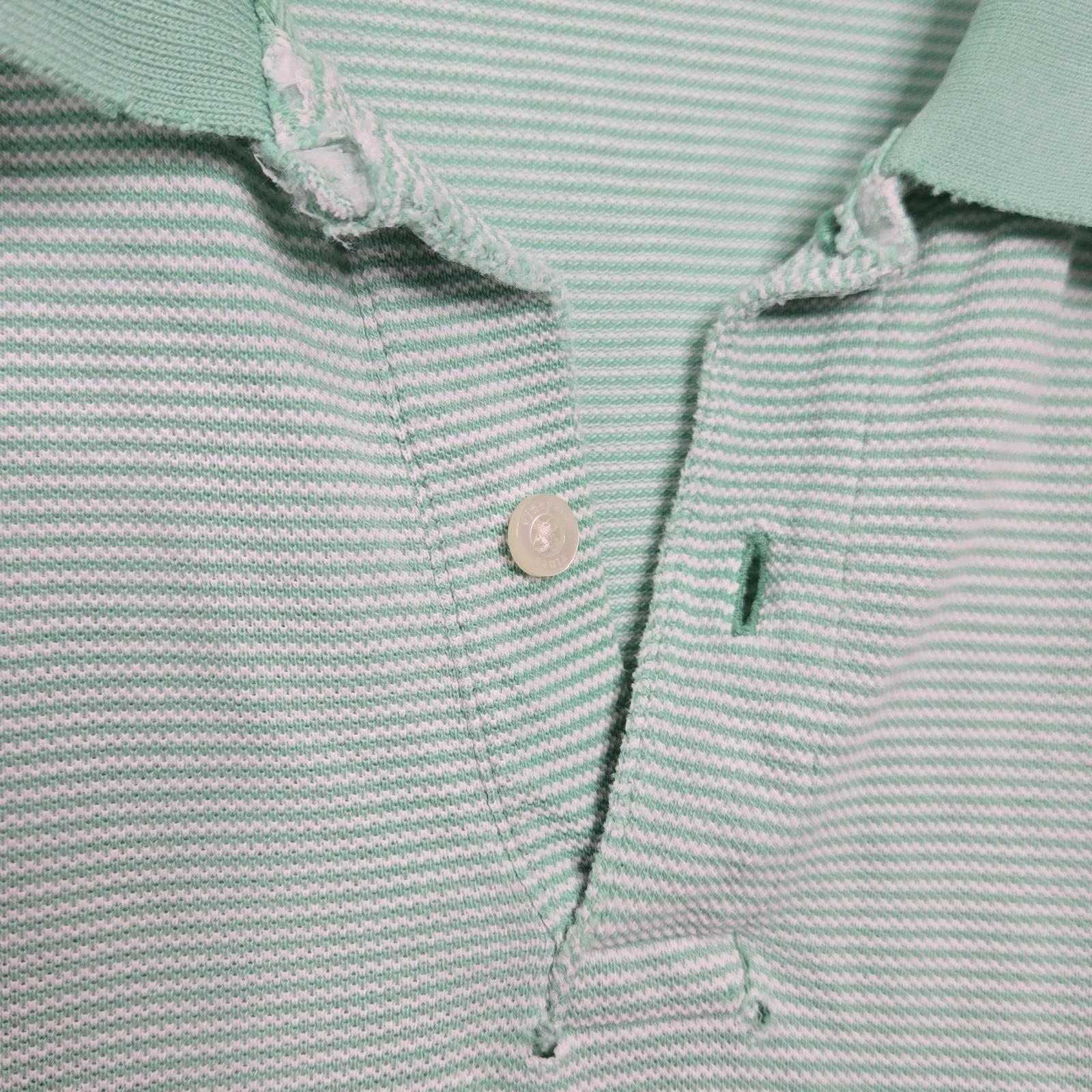 Vineyard Vines Vineyard Vines Polo Men's Large Green White Striped Whale Size US L / EU 52-54 / 3 - 6 Thumbnail