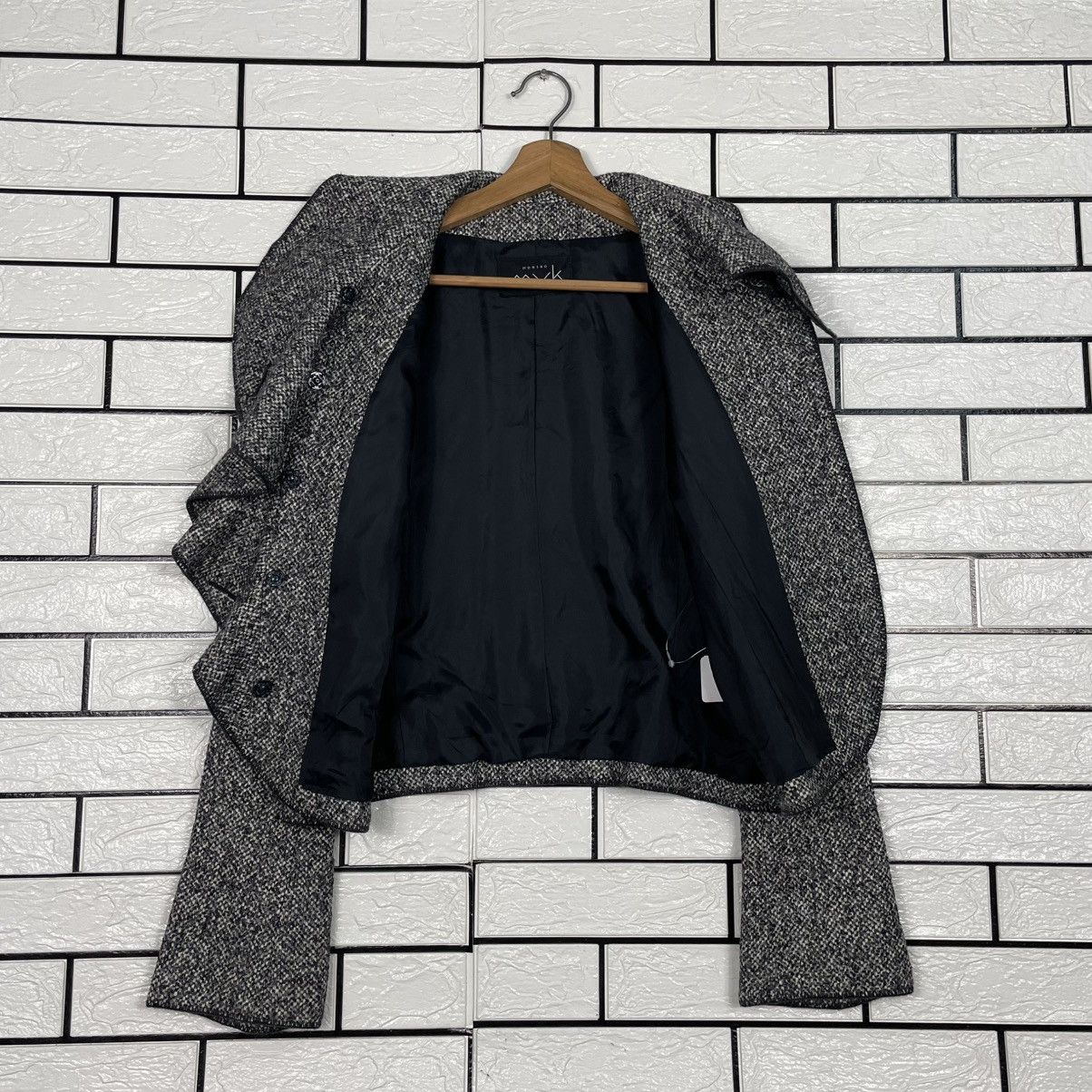 Japanese Brand Japanese Designer Noriko Herringbone Cascading Front Jacket Size S / US 4 / IT 40 - 11 Thumbnail