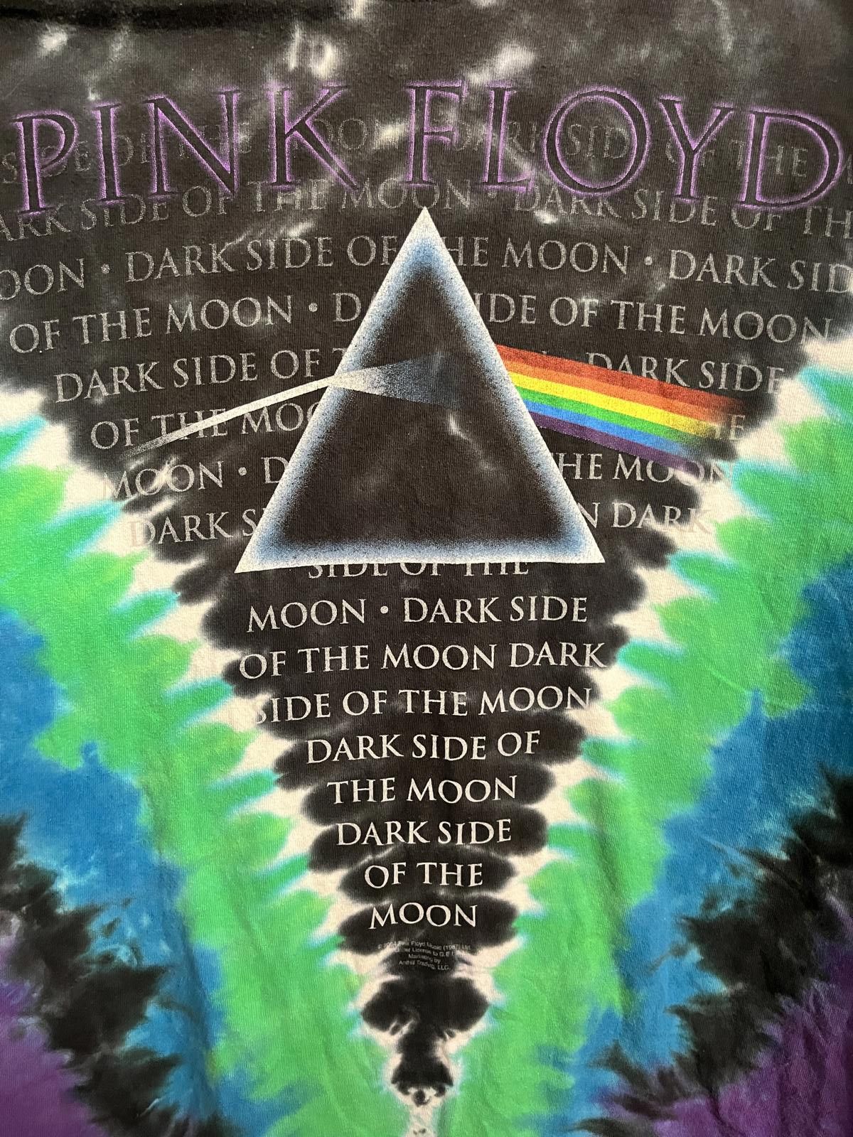 Liquid Blue Liquid Blue Pink Floyd Tie Dye - Dark Side of the Moon Tee L Size US L / EU 52-54 / 3 - 4 Thumbnail