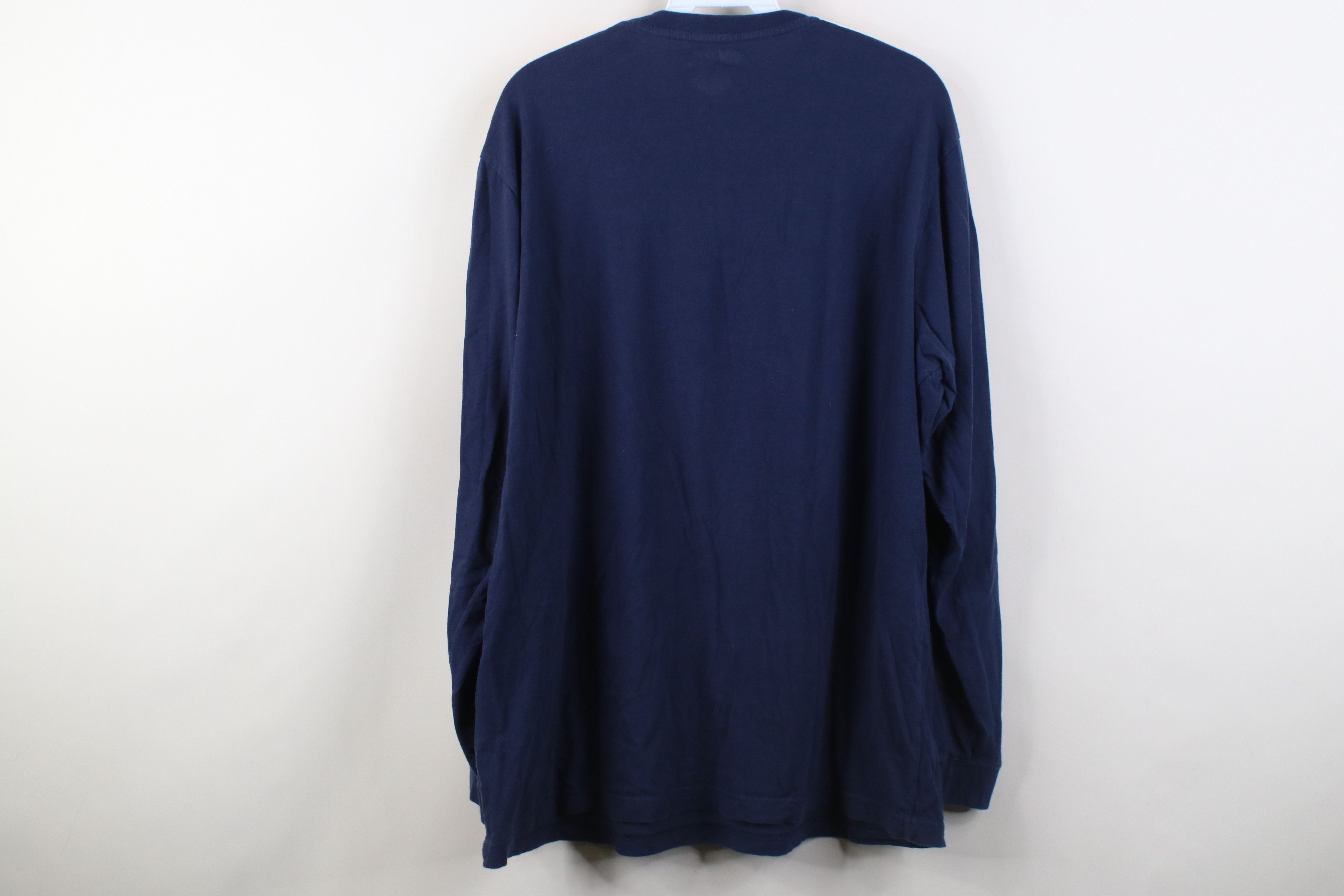 Majestic Vintage Y2K Majestic Sabres Hockey Long Sleeve T-Shirt Blue Size US XL / EU 56 / 4 - 11 Thumbnail