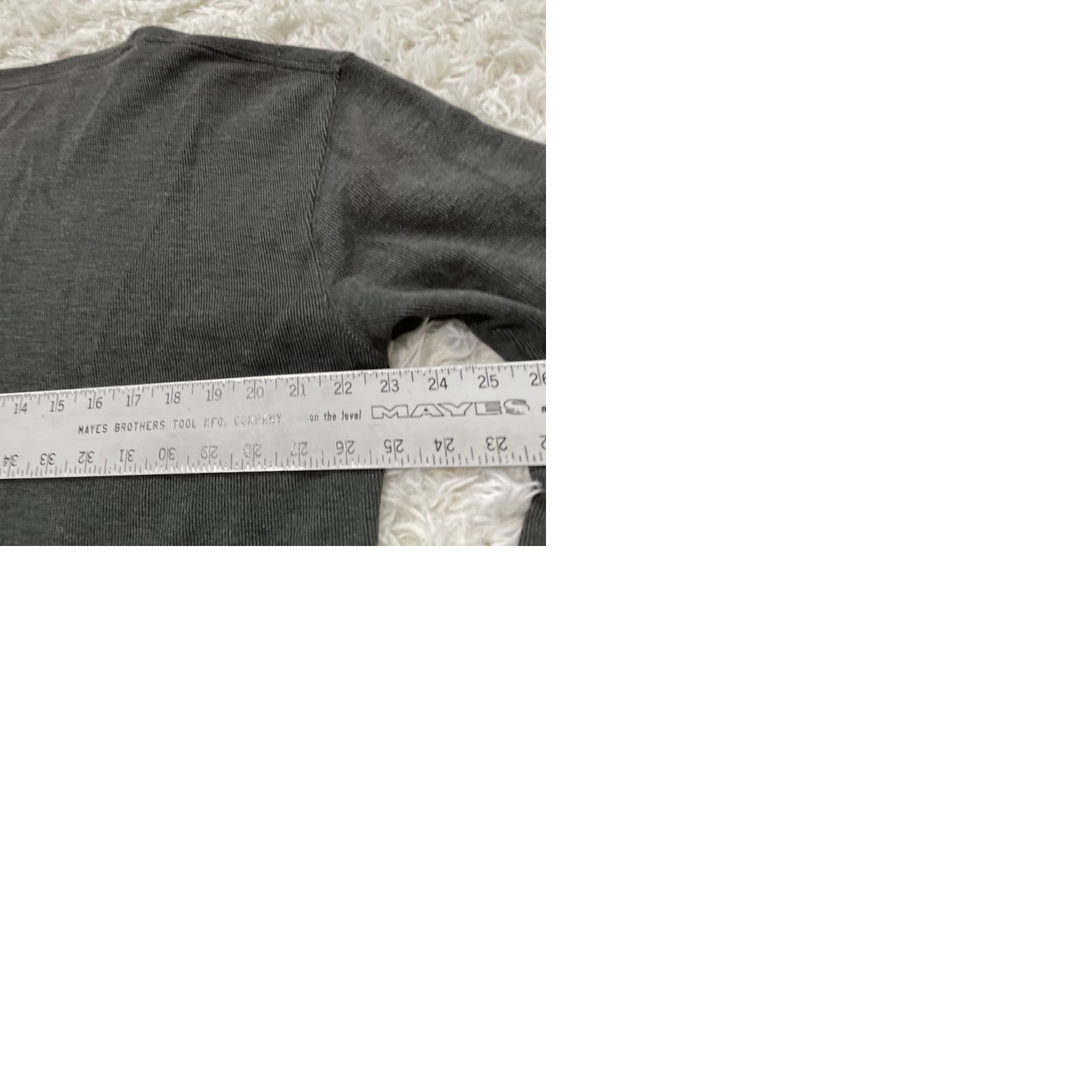 Dockers DOCKERS Henley Thermal Mens L Gray Charcoal Ribbed Long Sleeve Essential Basic L Shirt Mens Size US L / EU 52-54 / 3 - 10 Thumbnail