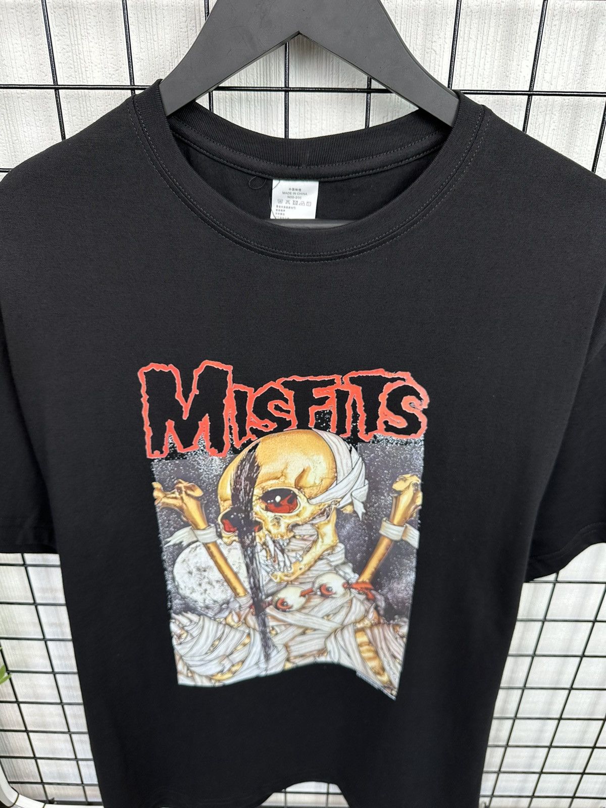 Band Tees × Misfits × Vintage Misfits “Evillive” II Album Promo T shirt Men Balck L Size US L / EU 52-54 / 3 - 4 Thumbnail