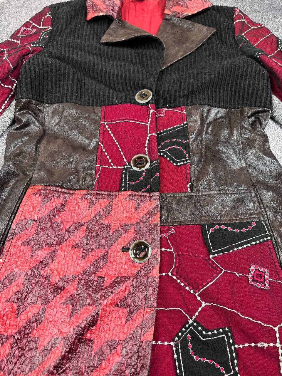 Vintage SAVE THE QUEEN Coat Trench Jacket Size L / US 10 / IT 46 - 5 Thumbnail