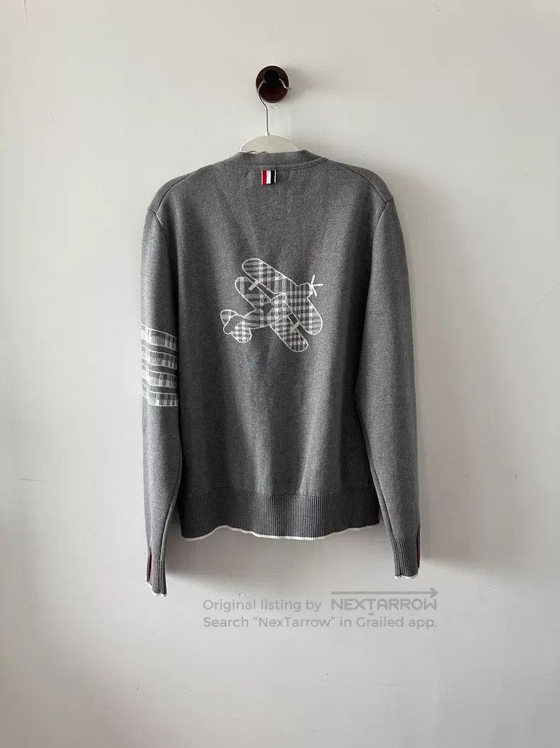 Thom Browne Thom Browne Little Plane Knit Cardigan Size US M / EU 48-50 / 2 - 2 Thumbnail