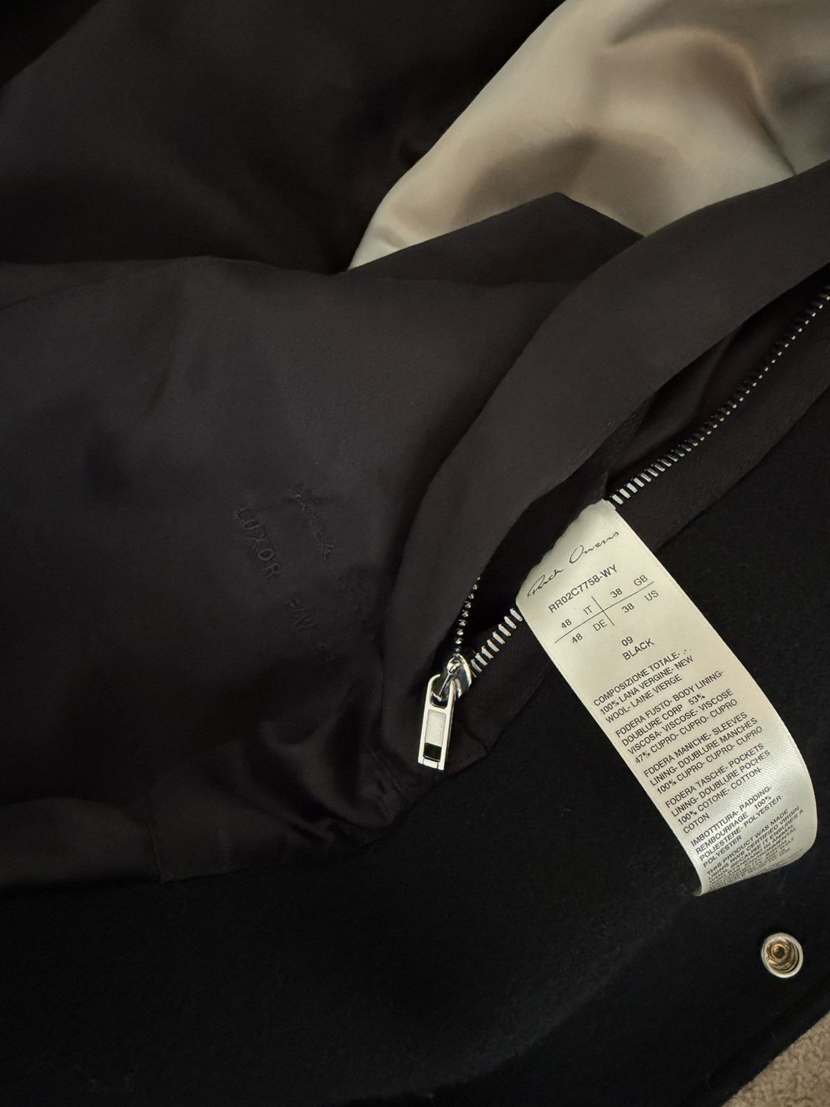 Rick Owens FW23 Luxor Wool coat size 48 Size US M / EU 48-50 / 2 - 6 Thumbnail