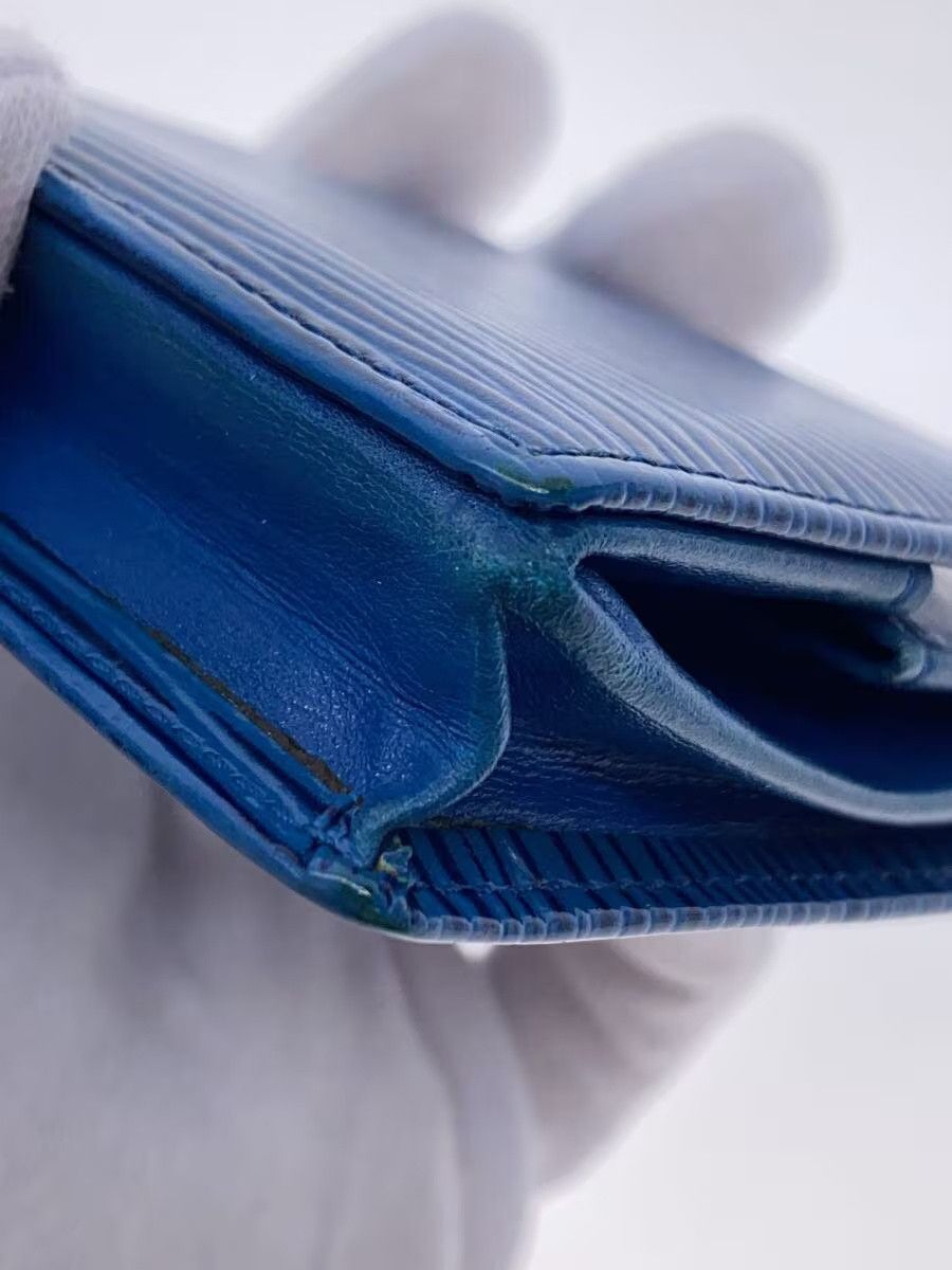Louis Vuitton Louis Vuitton Epi Porte Monnaie Boite Leather Blue Size ONE SIZE - 5 Thumbnail