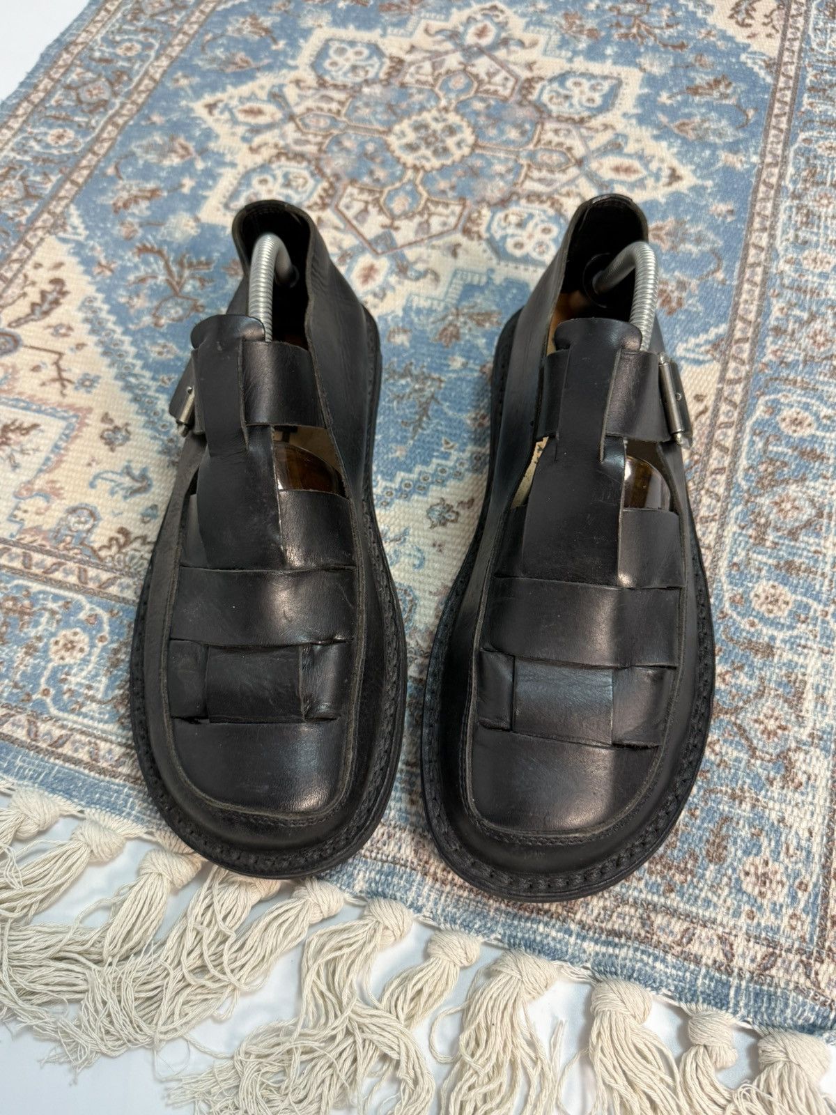 Trippen Rare Trippen Fisherman Avant Garde Leather Shoes Size EU 42 Size US 9 / EU 42 - 3 Thumbnail